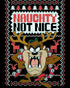Looney Tunes Tasmanian Devil Xmas Naughty Official Men's T-Shirt