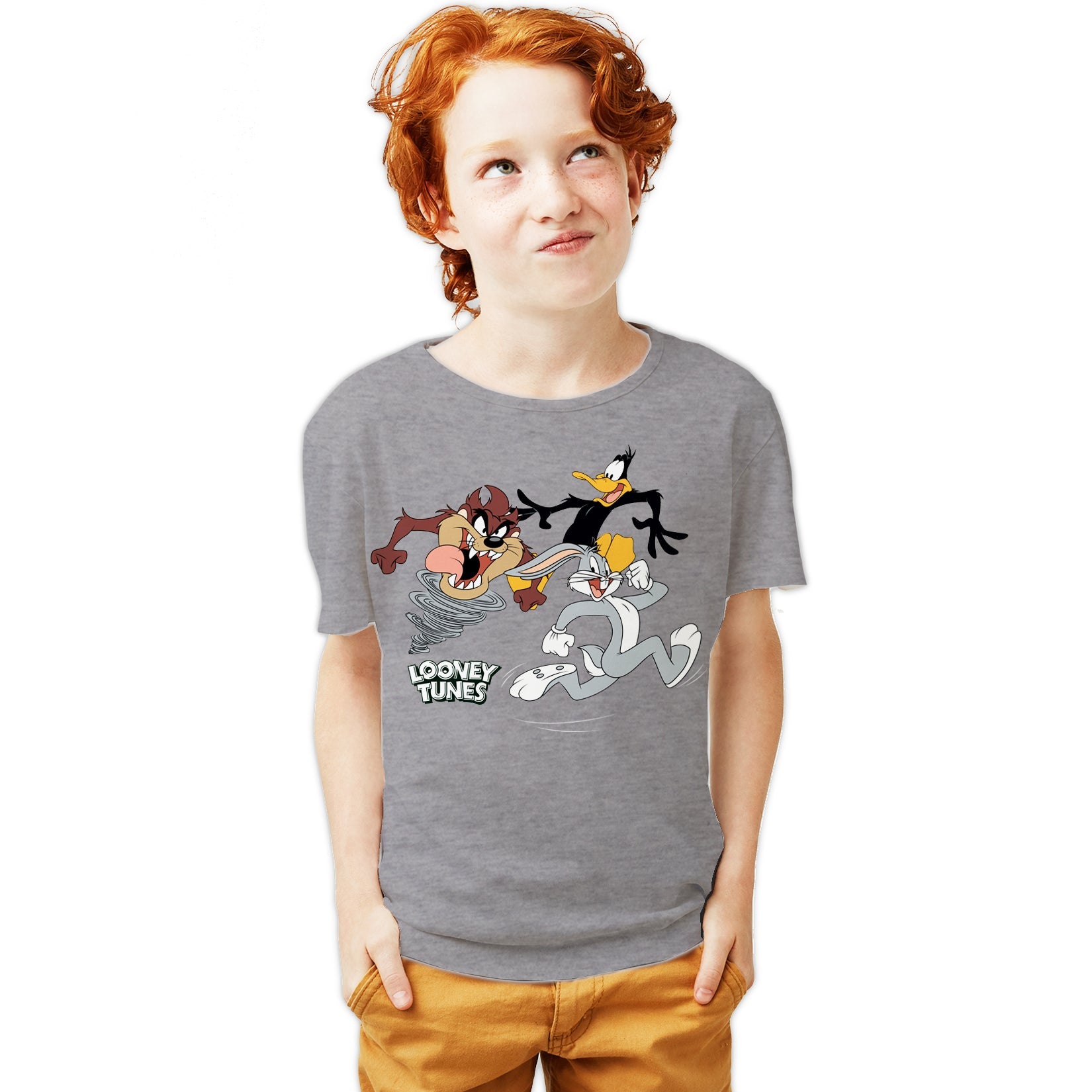 Looney Tunes Trio Bugs Daffy Taz Official Youth T-Shirt