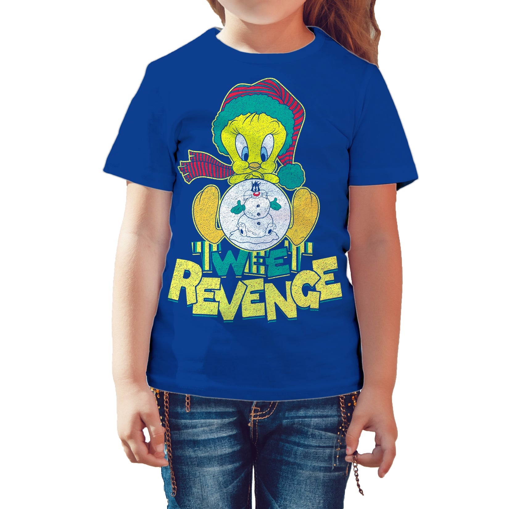 Looney Tunes Tweety Pie Xmas Revenge Official Kid's T-Shirt