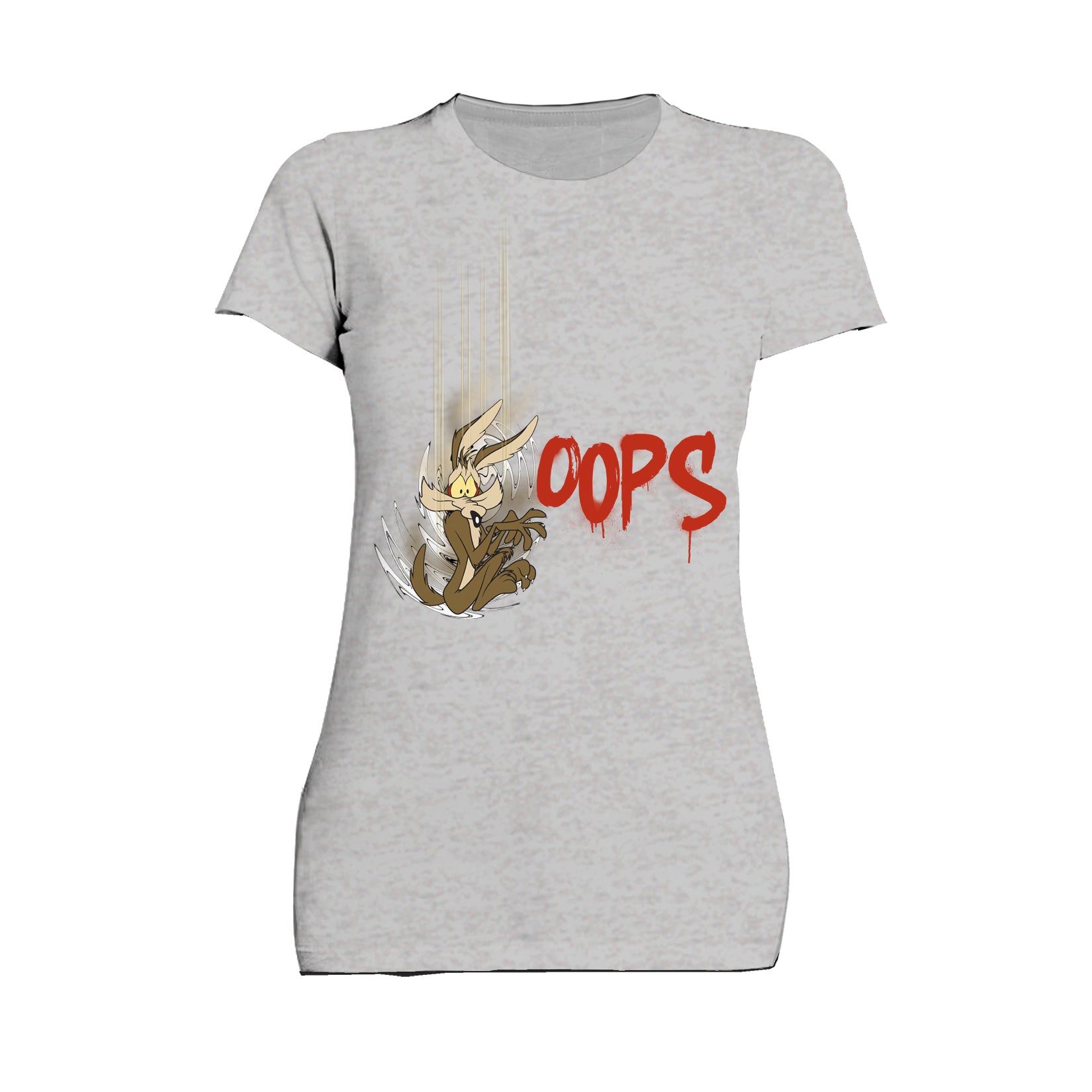 Looney Tunes Wiley Coyote Stencil Women's T-shirt