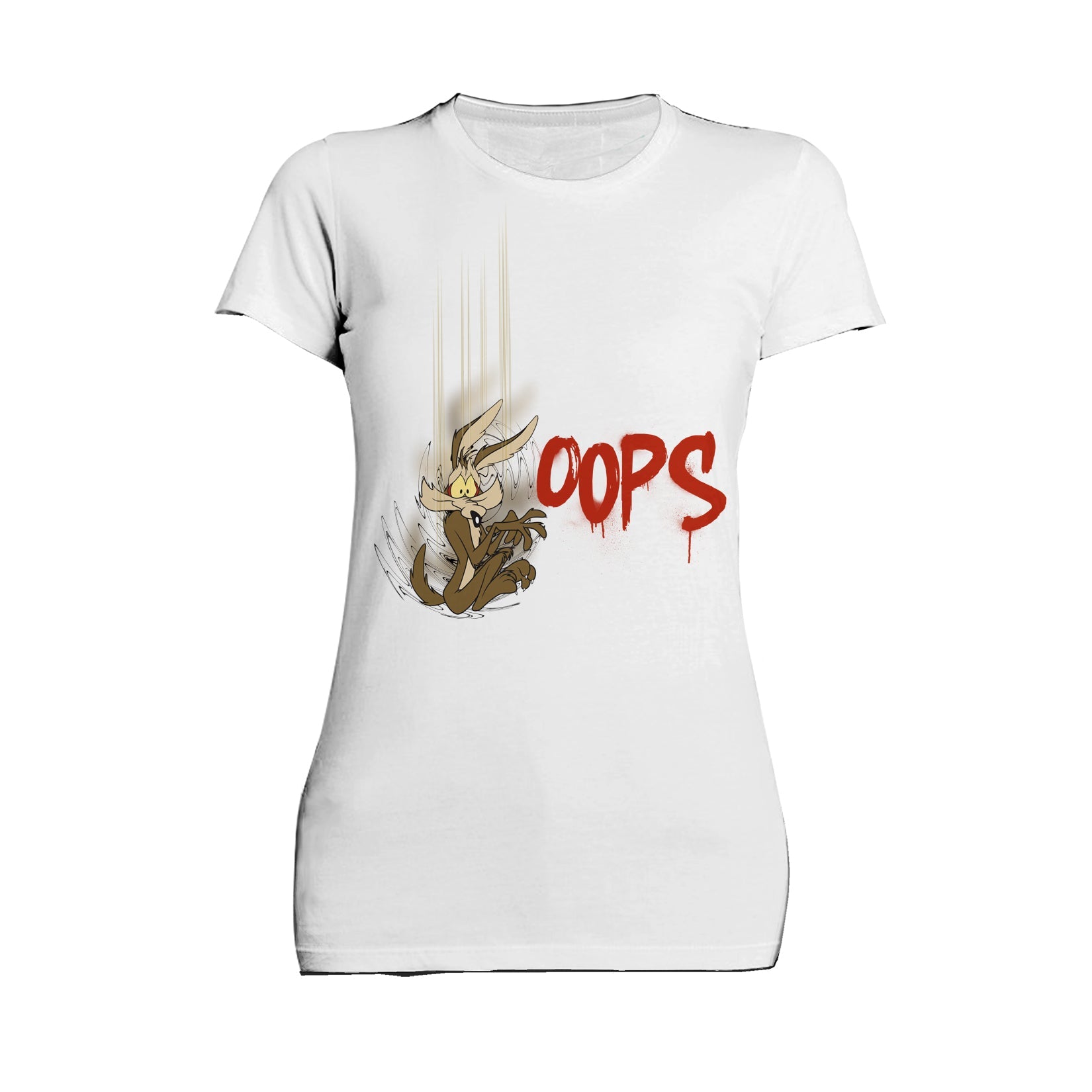 Looney Tunes Wiley Coyote Stencil Women's T-shirt