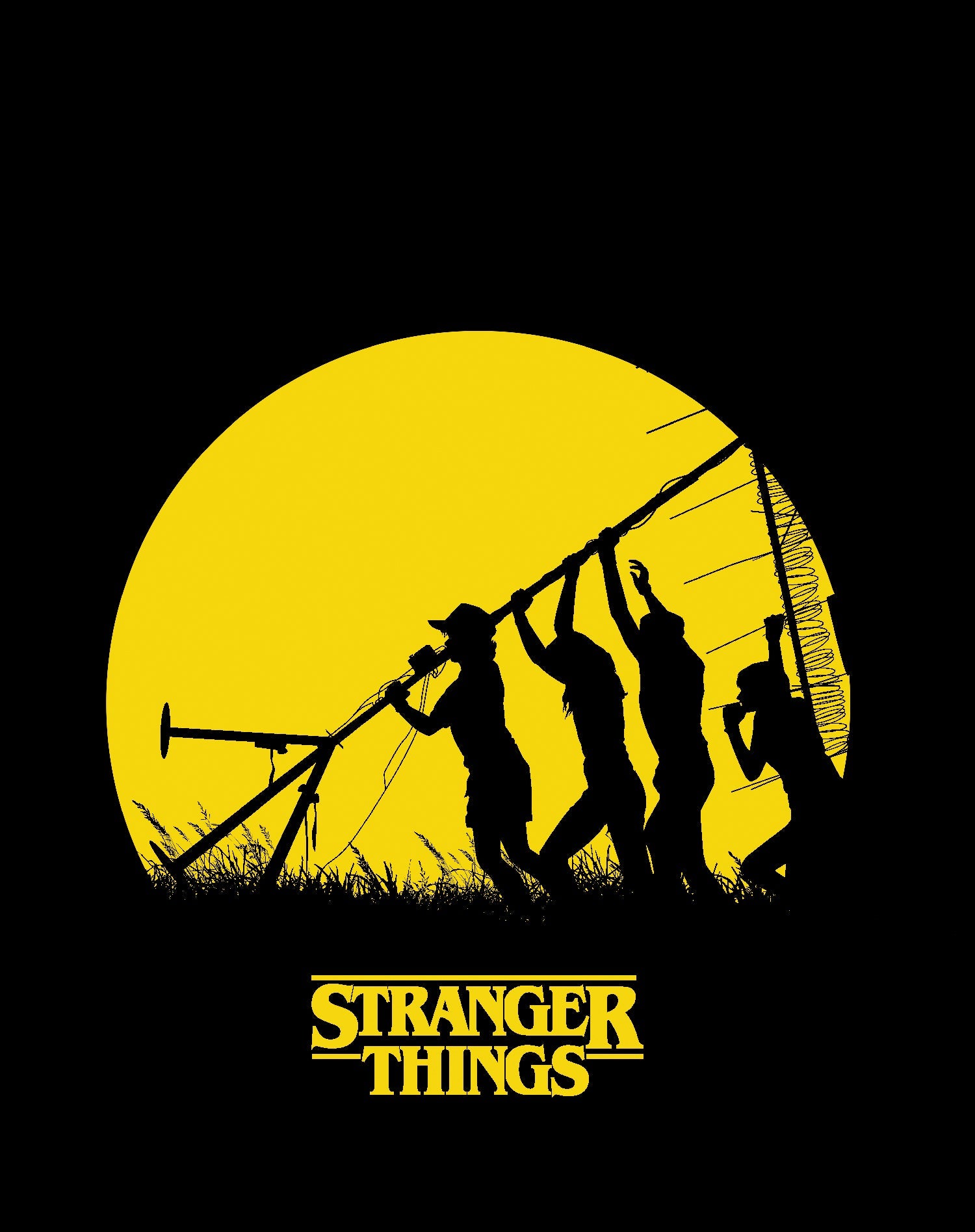 Stranger Things Aerial Official Women's T-Shirt