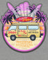 Stranger Things Argyle Splash Surf Pizza Men's T-Shirt