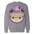 Stranger Things Argyle Splash Surf Pizza Sweatshirt