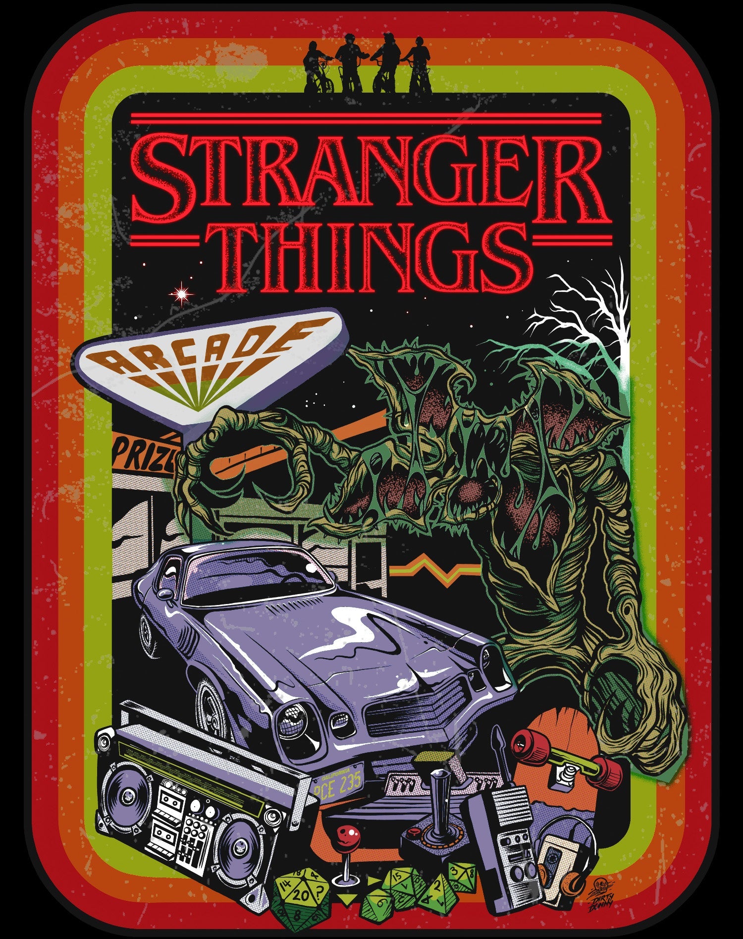 Stranger Things Comic Promo Palace Arcade Sweatshirt