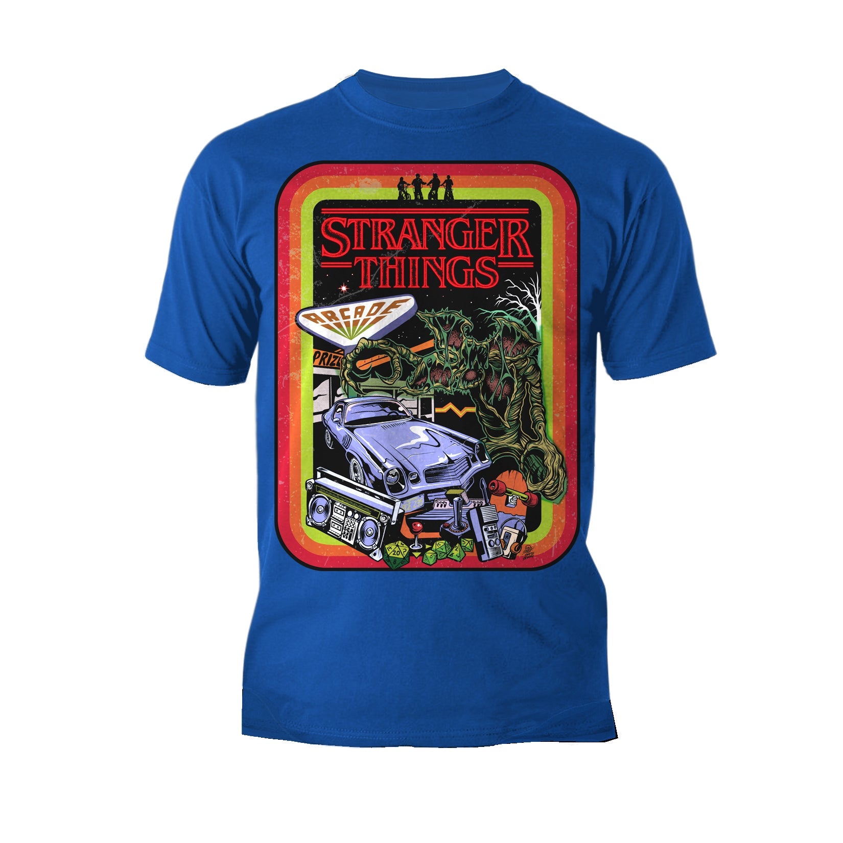 Stranger Things Comic Promo Palace Arcade Men's T-Shirt