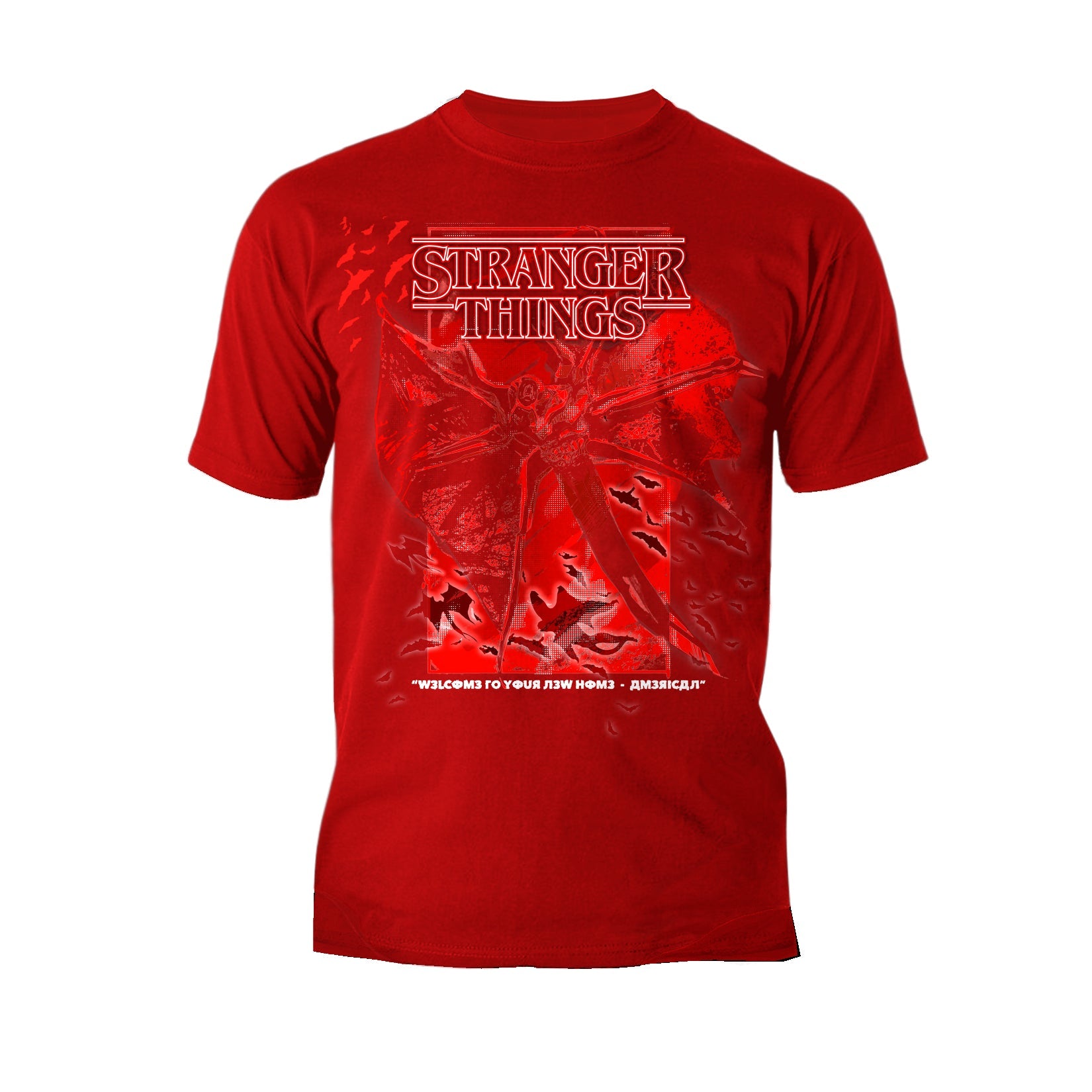 Stranger Things Demobat Poster America Men's T-Shirt
