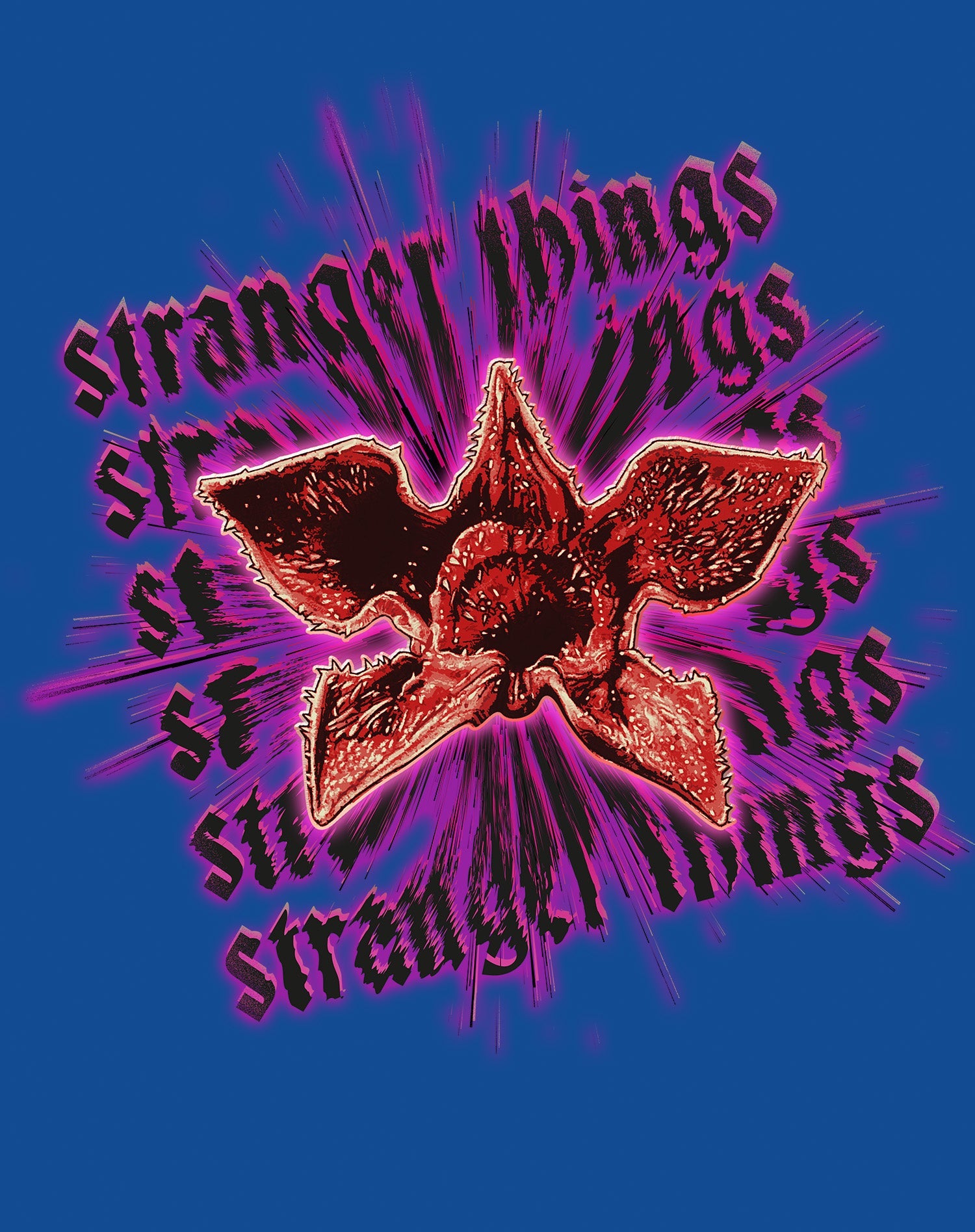 Stranger Things Demogorgon Splash Head Men's T-Shirt