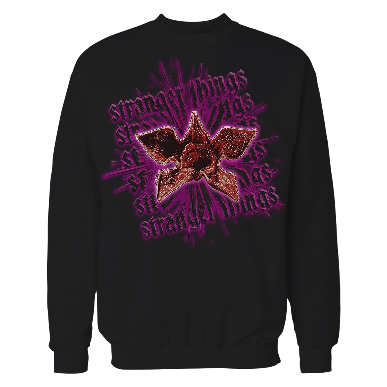 Stranger Things Demogorgon Splash Head Sweatshirt