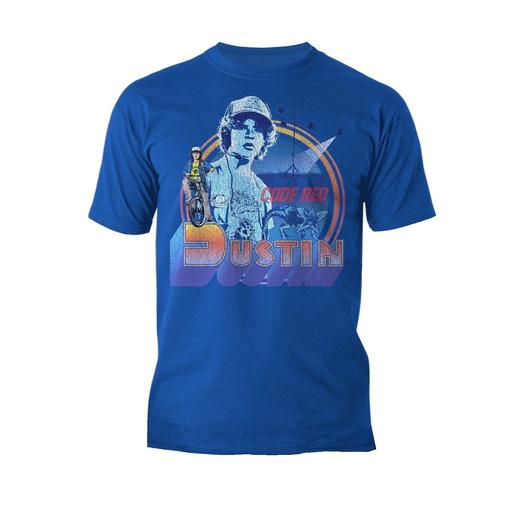 Stranger Things Dustin Code Red Original Men's T-Shirt