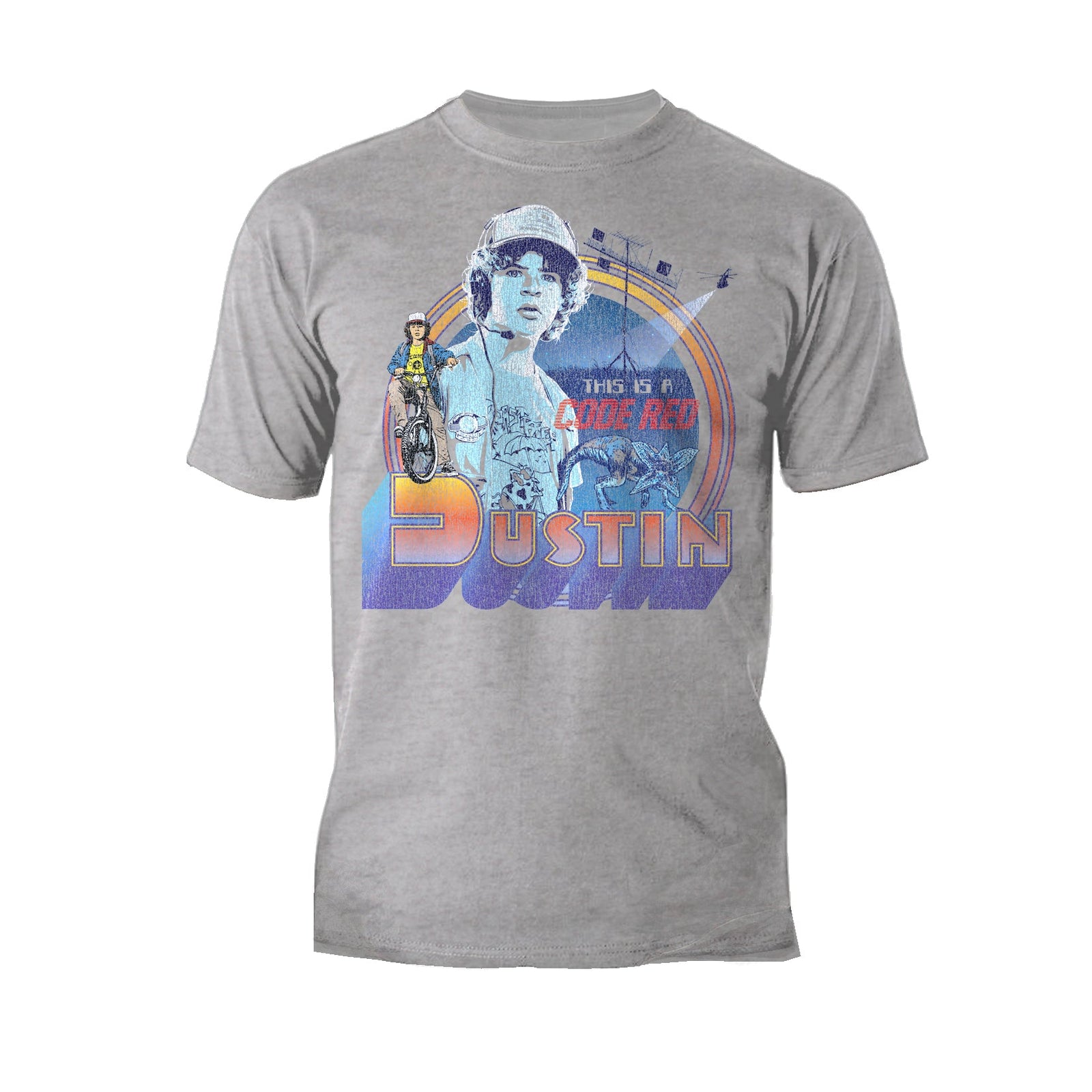 Stranger Things Dustin Code Red Original Men's T-Shirt