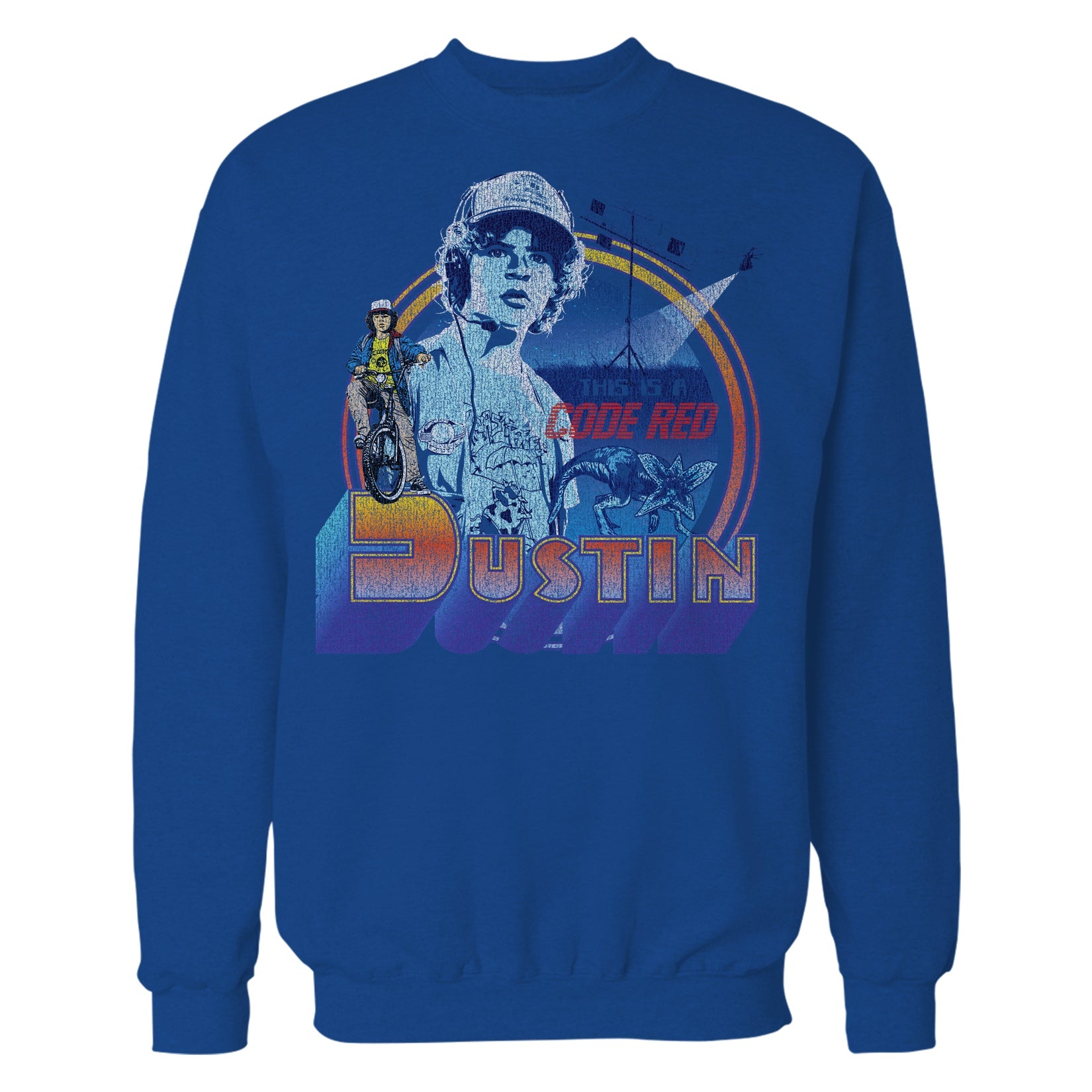 Stranger Things Dustin Code Red Official Sweatshirt