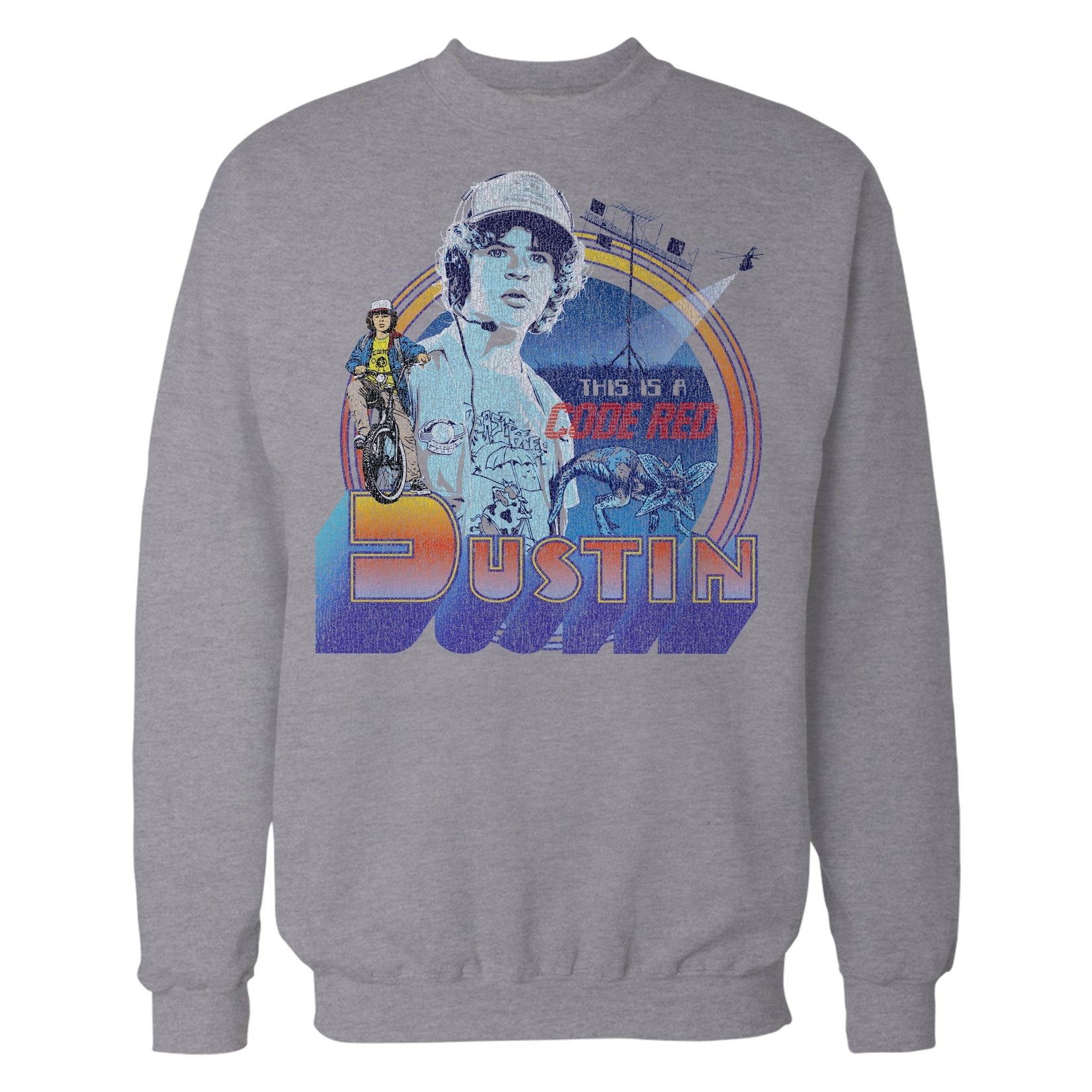 Stranger Things Dustin Code Red Official Sweatshirt