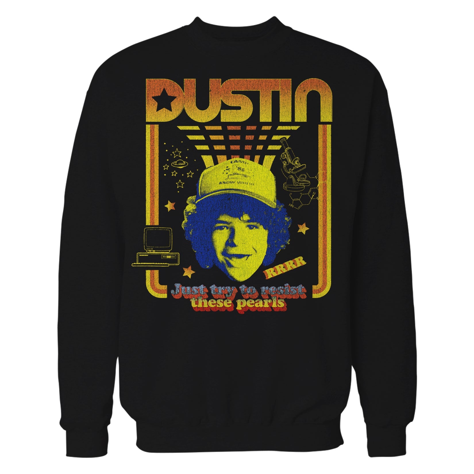 Stranger Things Dustin Pearls Official Sweatshirt