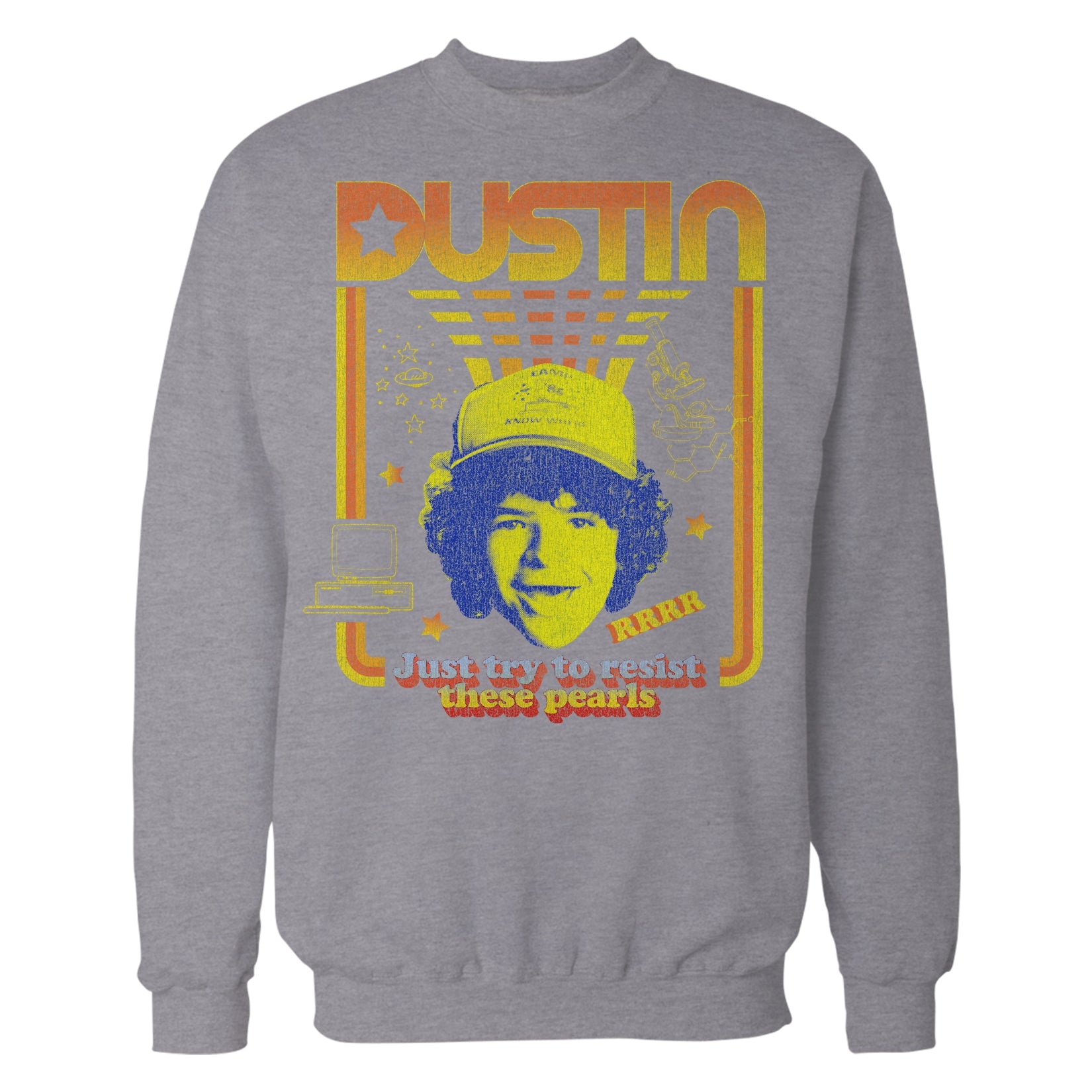 Stranger Things Dustin Pearls Official Sweatshirt