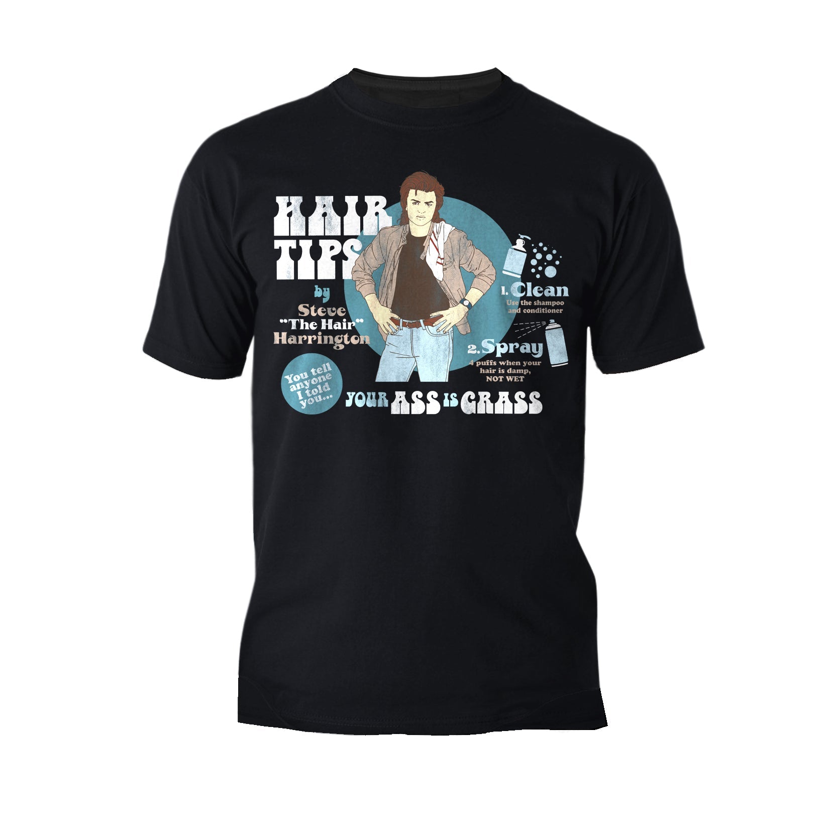 Stranger Things Hair Tips Original Men's T-Shirt