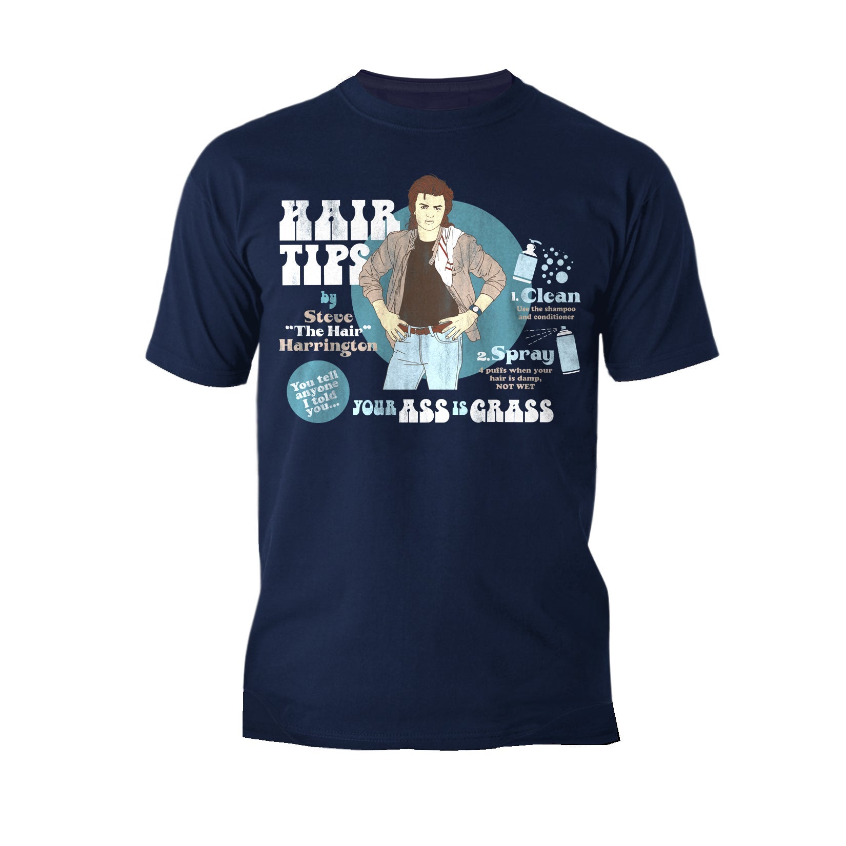 Stranger Things Hair Tips Original Men's T-Shirt