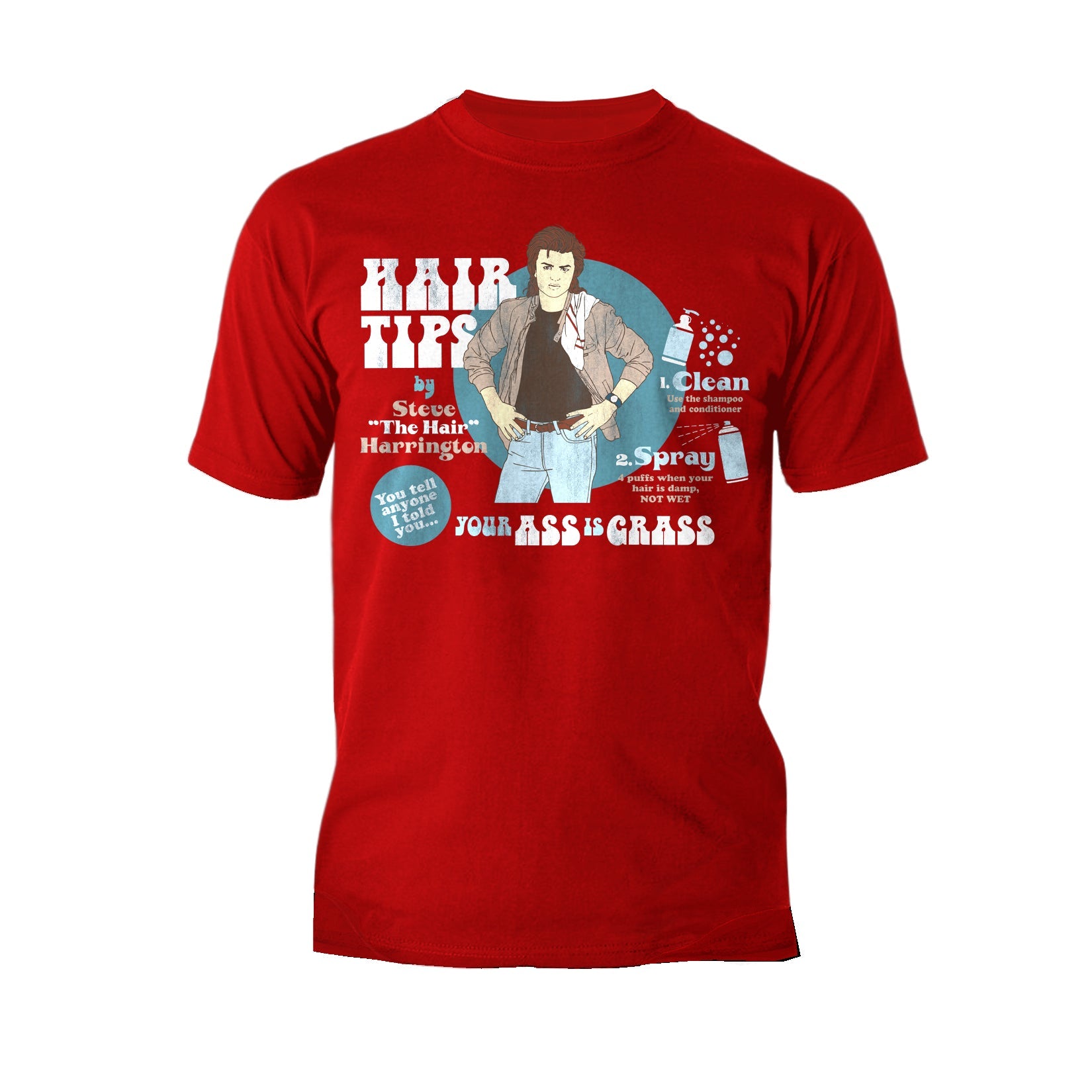 Stranger Things Hair Tips Original Men's T-Shirt