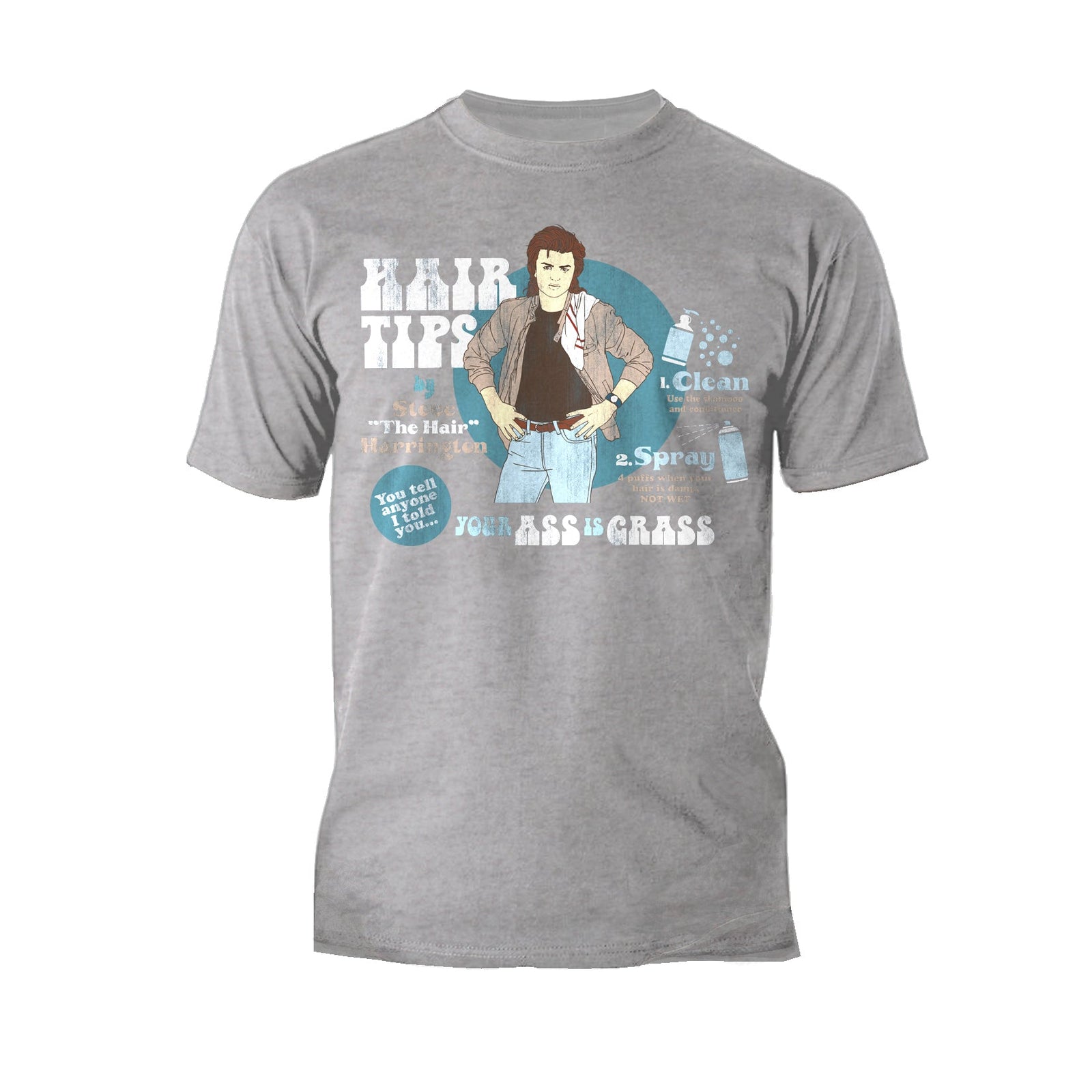 Stranger Things Hair Tips Original Men's T-Shirt