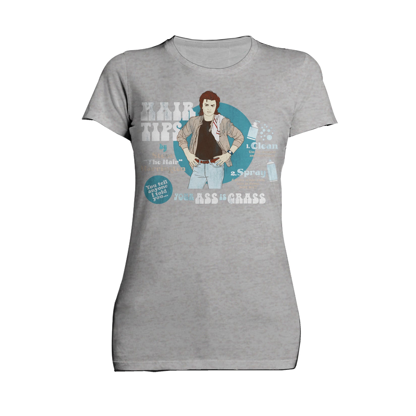 Stranger Things Hair Tips Official Women's T-Shirt