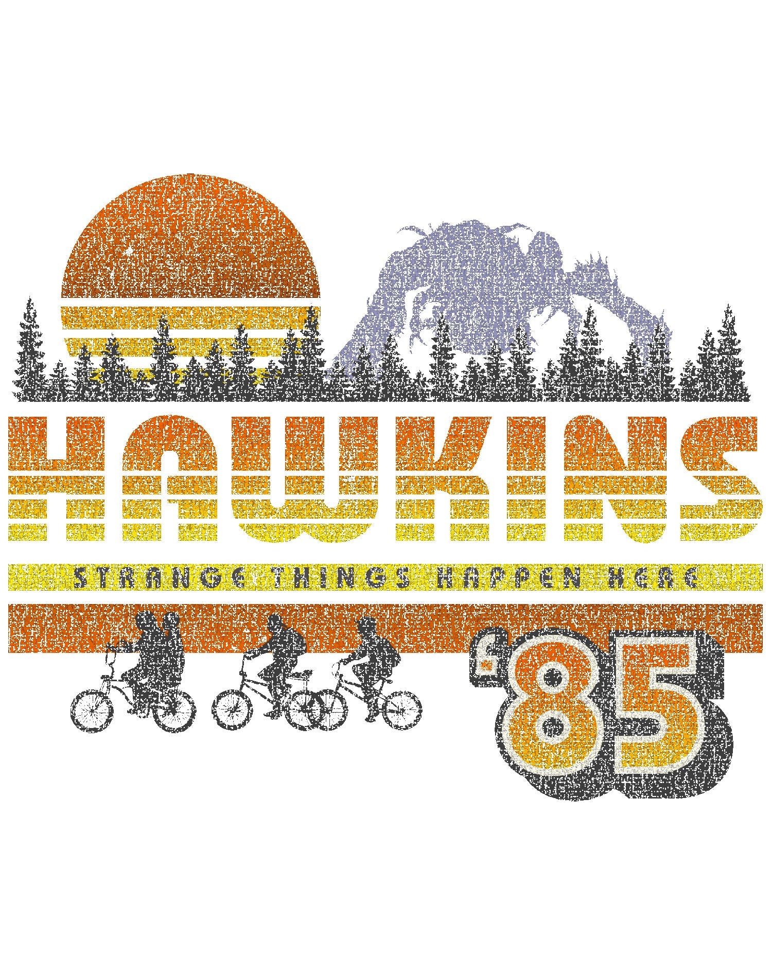 Stranger Things Happen Here Original Men's T-Shirt