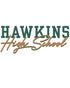 Stranger Things Hawkins High Logo Classic Official Women's T-Shirt