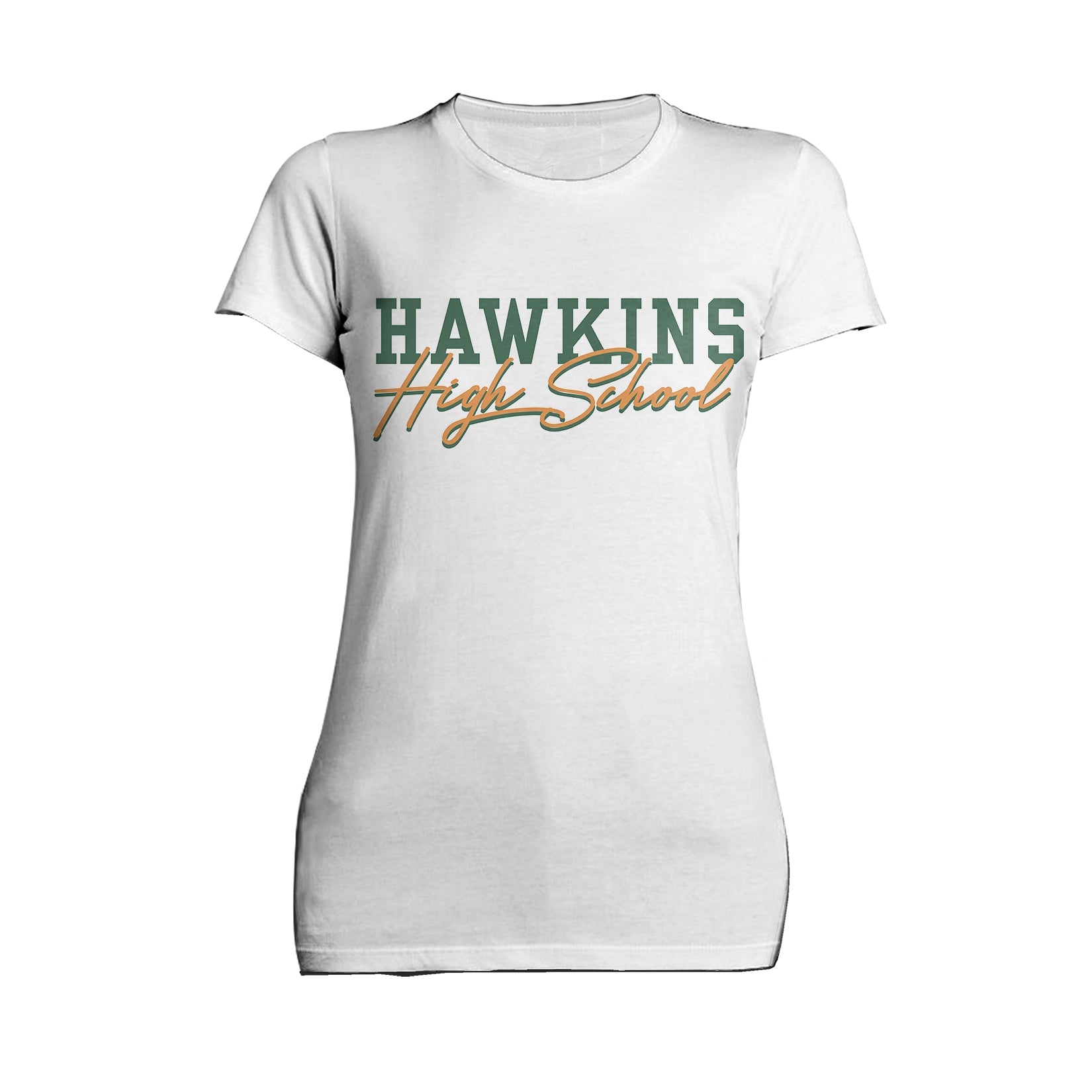 Stranger Things Hawkins High Logo Classic Official Women's T-Shirt