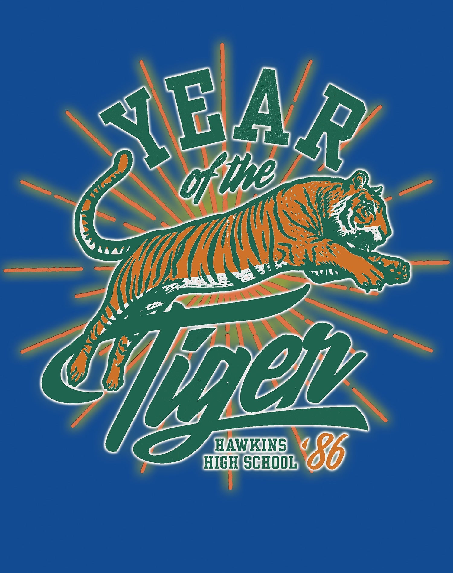 Stranger Things Hawkins High Tigers 1986 Sweatshirt