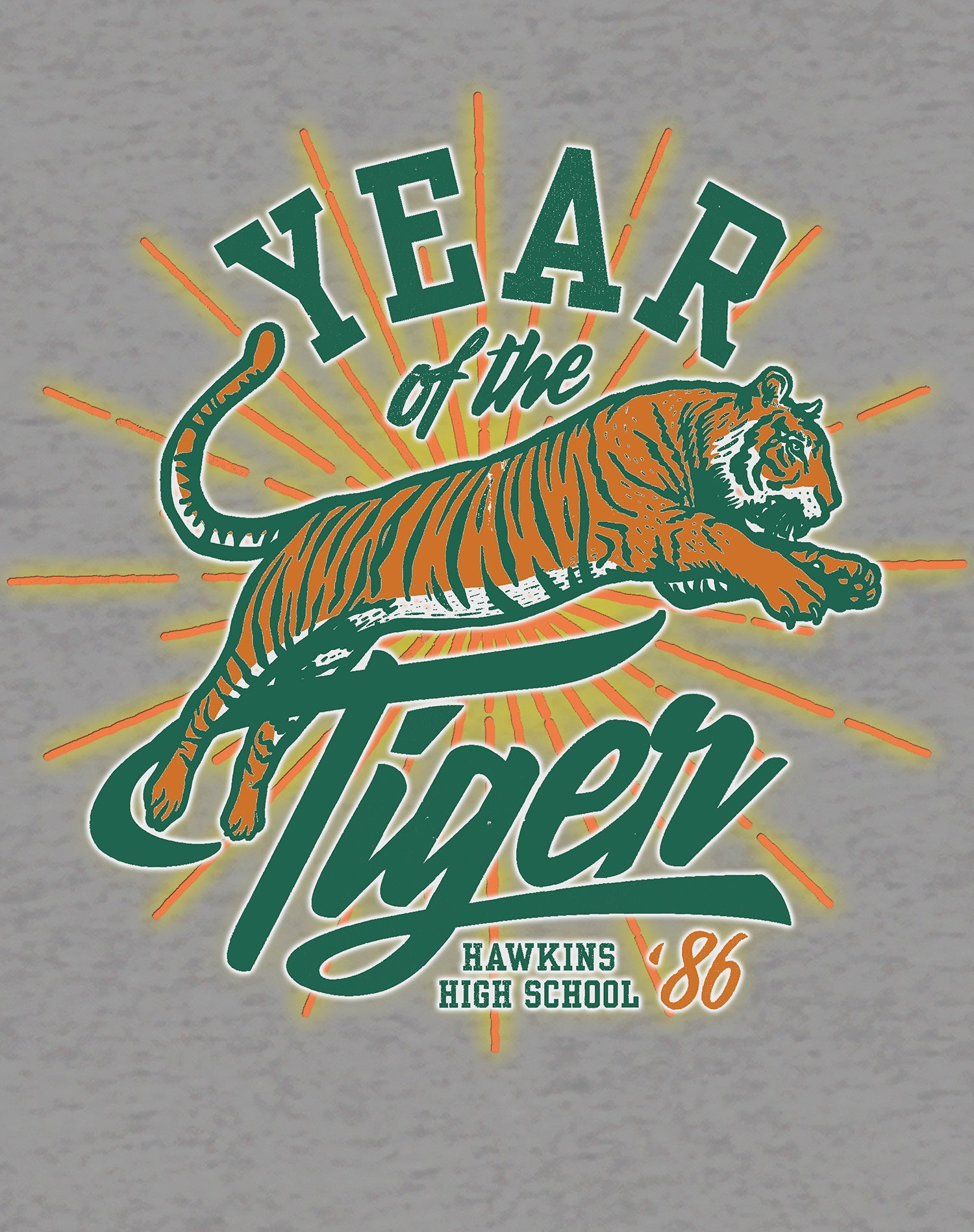 Stranger Things Hawkins High Tigers 1986 Sweatshirt
