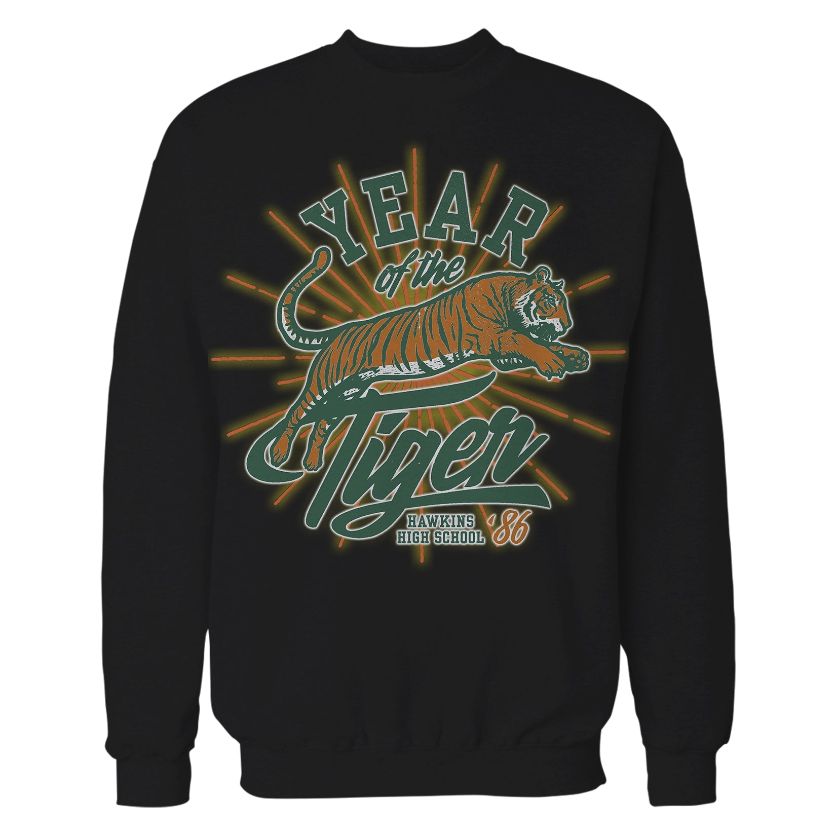 Stranger Things Hawkins High Tigers 1986 Sweatshirt