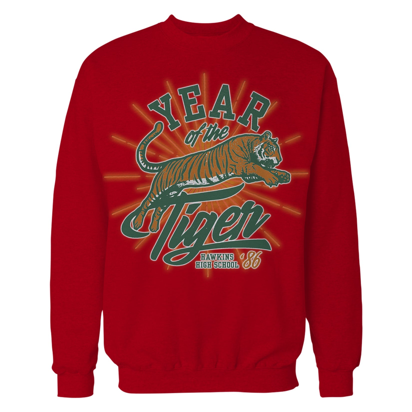 Stranger Things Hawkins High Tigers 1986 Sweatshirt