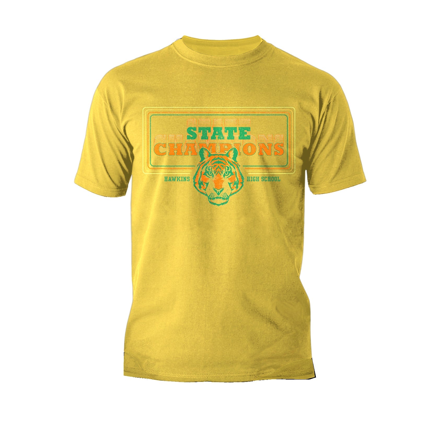 Stranger Things Hawkins High Tigers Champions Men's T-Shirt