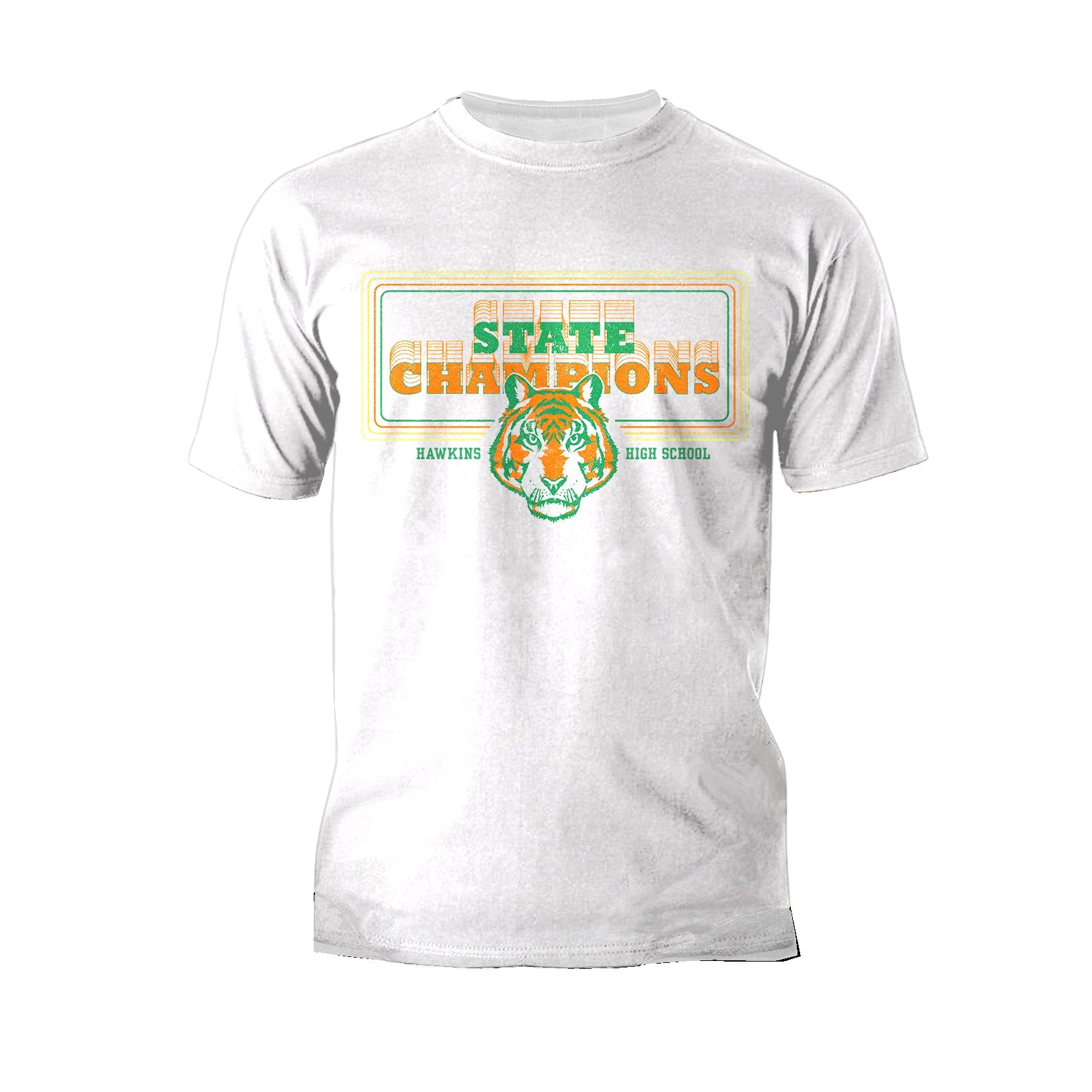 Stranger Things Hawkins High Tigers Champions Men's T-Shirt
