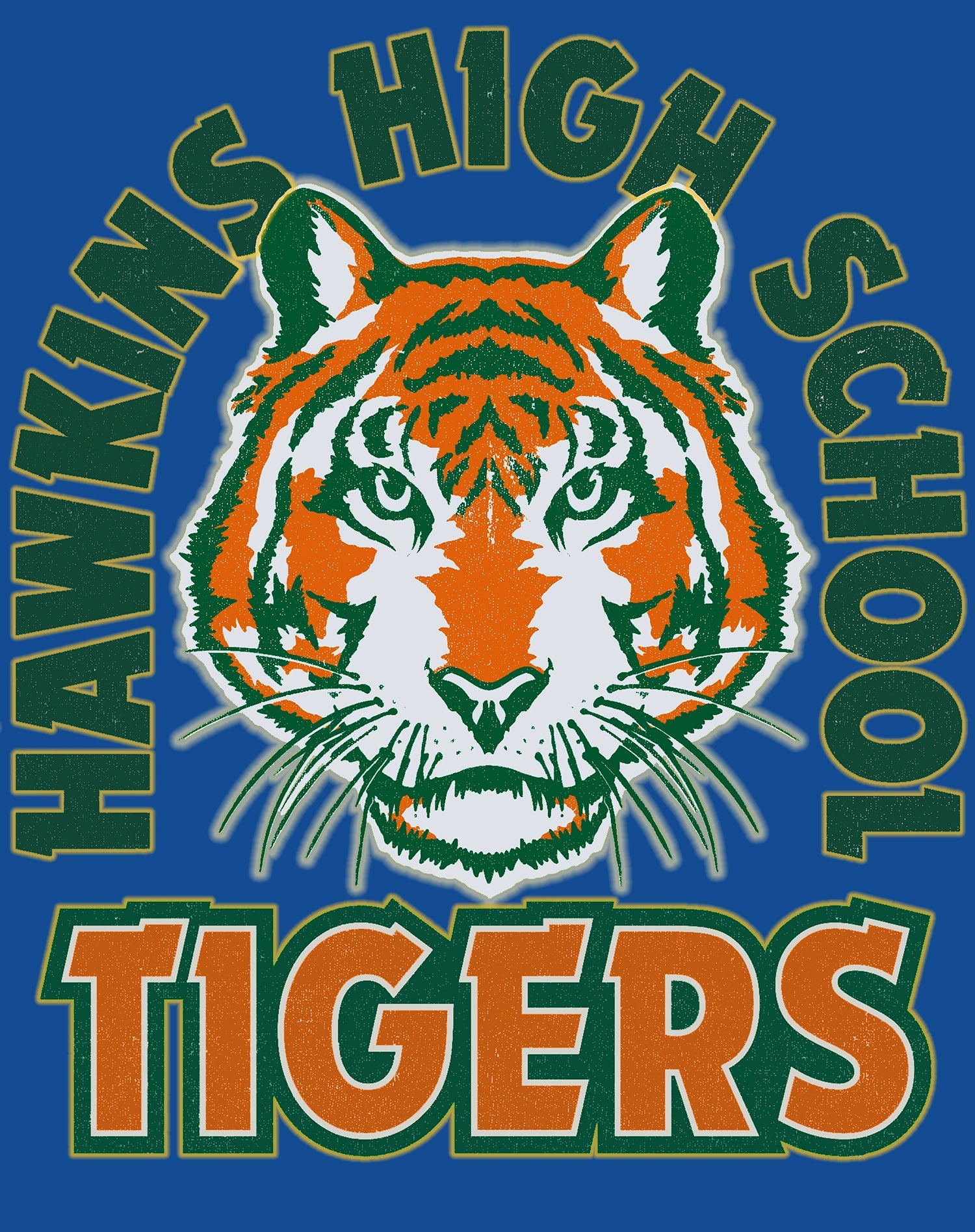 Stranger Things Hawkins High Tigers Stare Sweatshirt