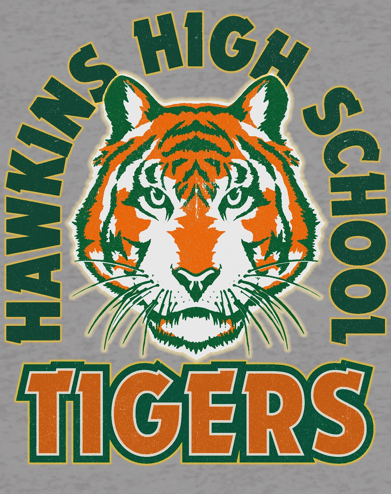 Stranger Things Hawkins High Tigers Stare Sweatshirt