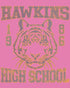 Stranger Things Hawkins High Tigers Varsity Retro Official Women's T-Shirt