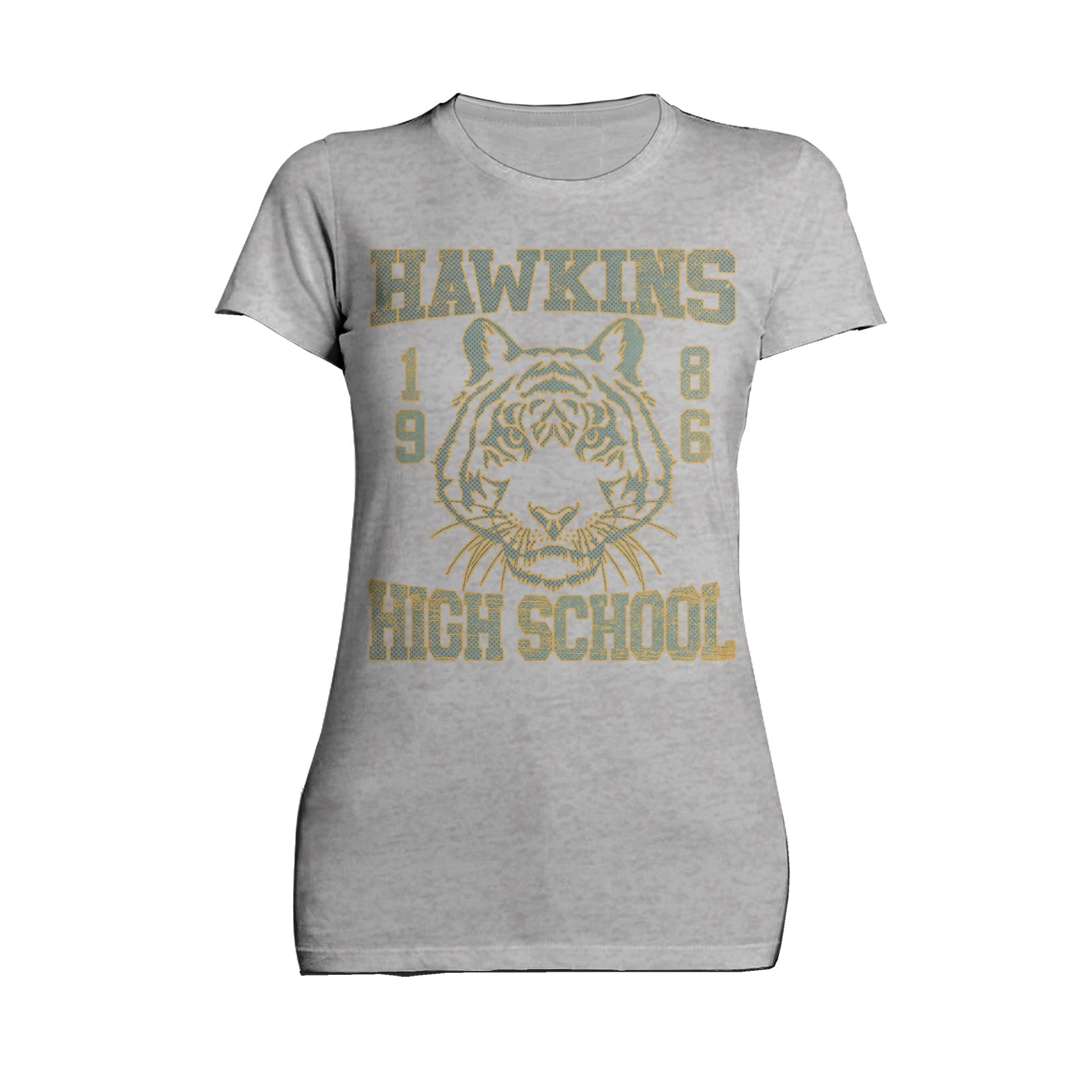 Stranger Things Hawkins High Tigers Varsity Retro Official Women's T-Shirt