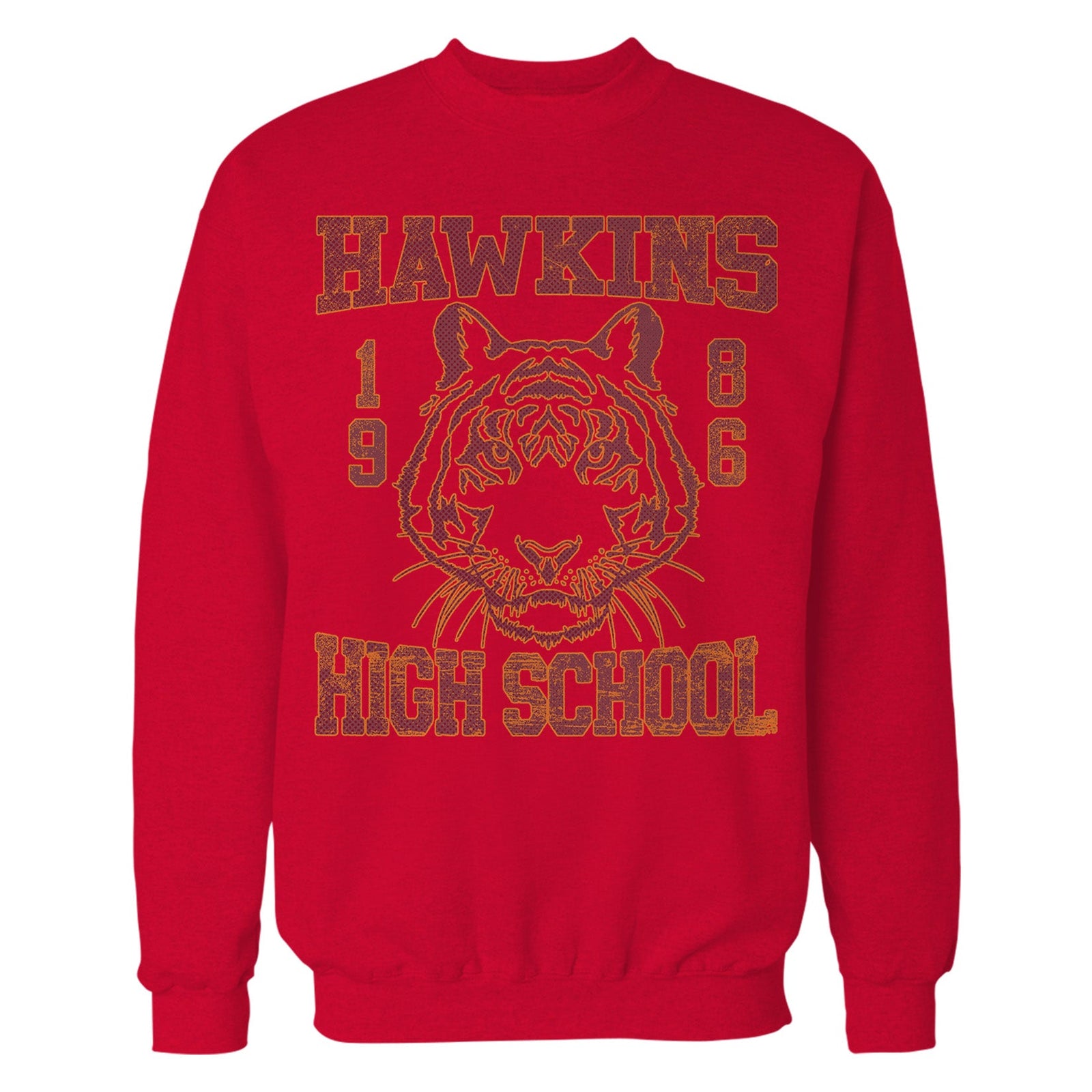 Stranger Things Hawkins High Tigers Varsity Retro Sweatshirt