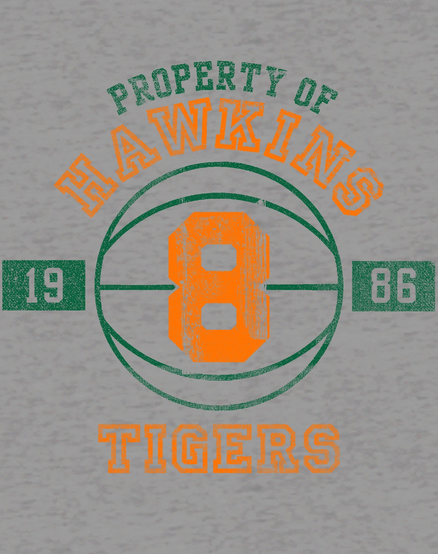 Stranger Things Hawkins Tigers Varsity Basketball Sweatshirt