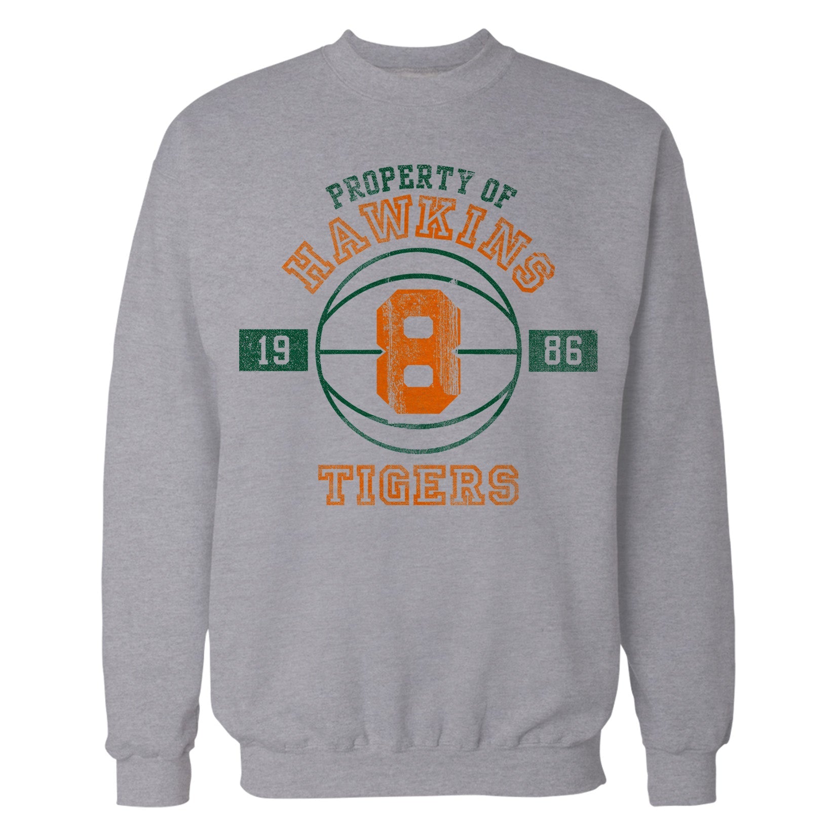 Stranger Things Hawkins Tigers Varsity Basketball Sweatshirt