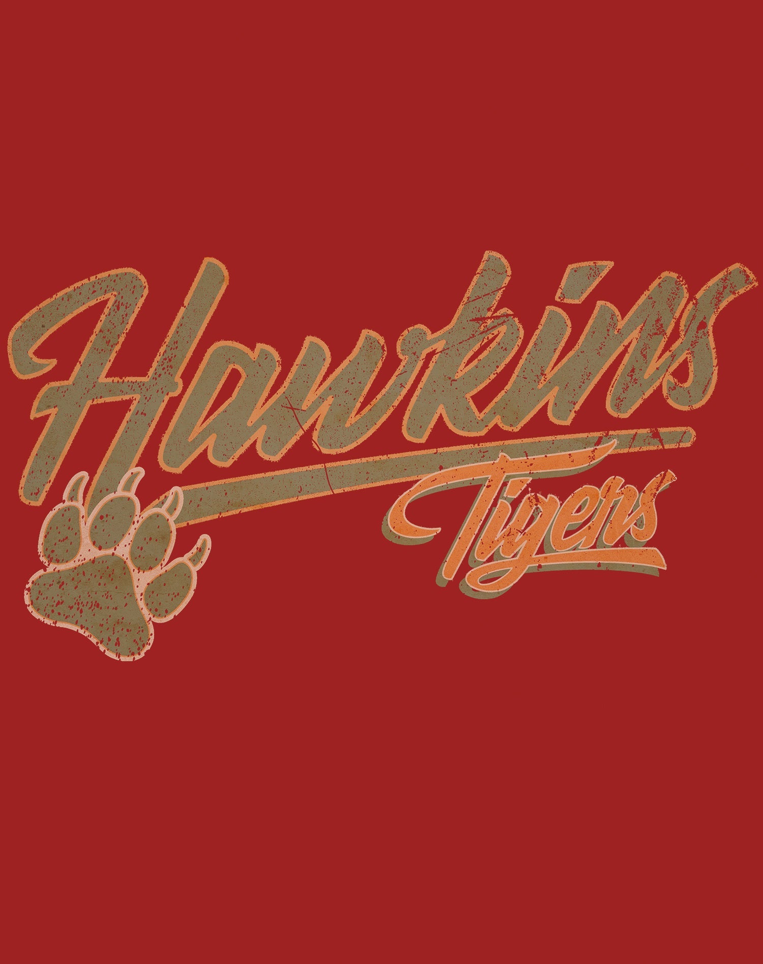 Stranger Things Hawkins Tigers Varsity Vintage Sweatshirt