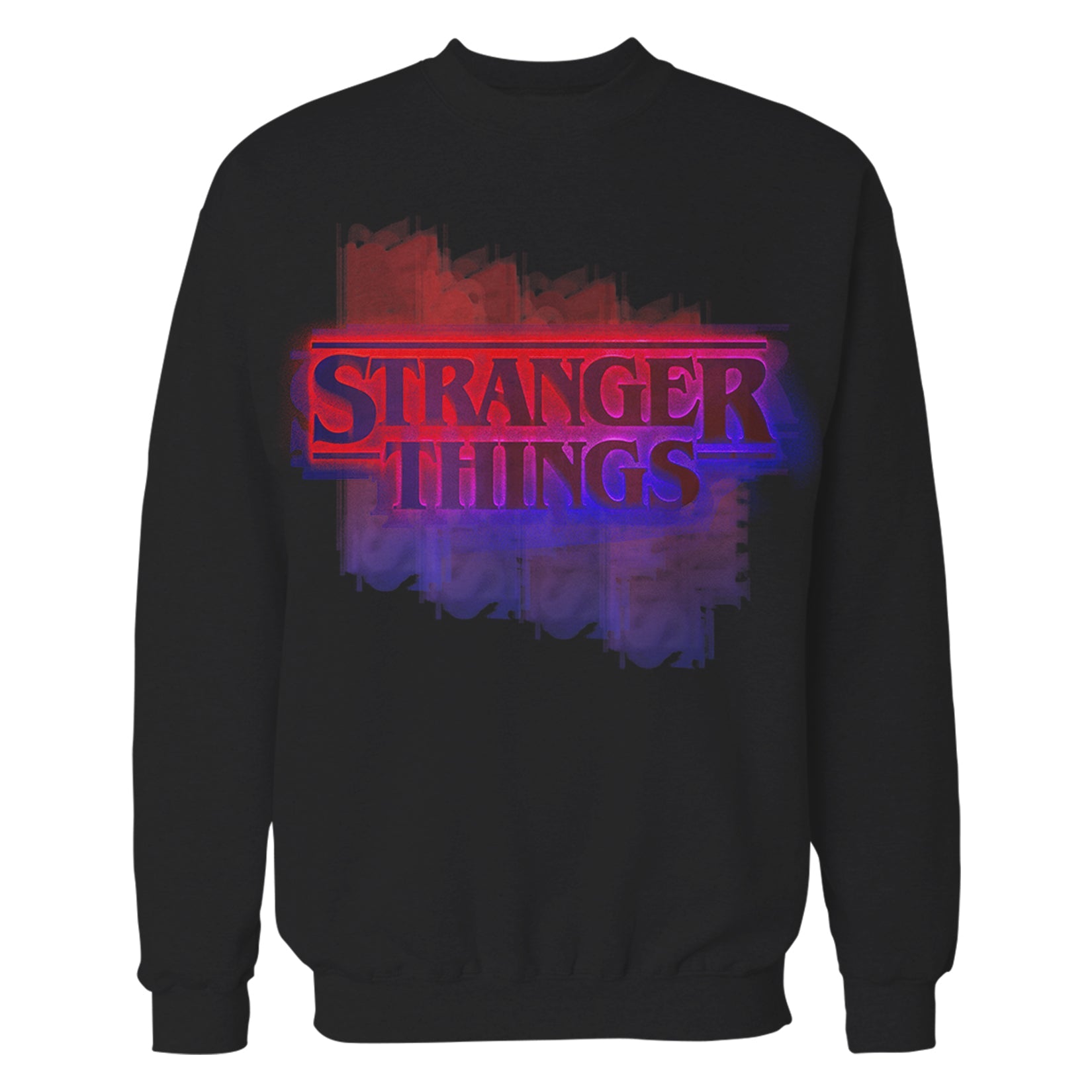 Stranger Things Logo Graffiti Stencil Sweatshirt