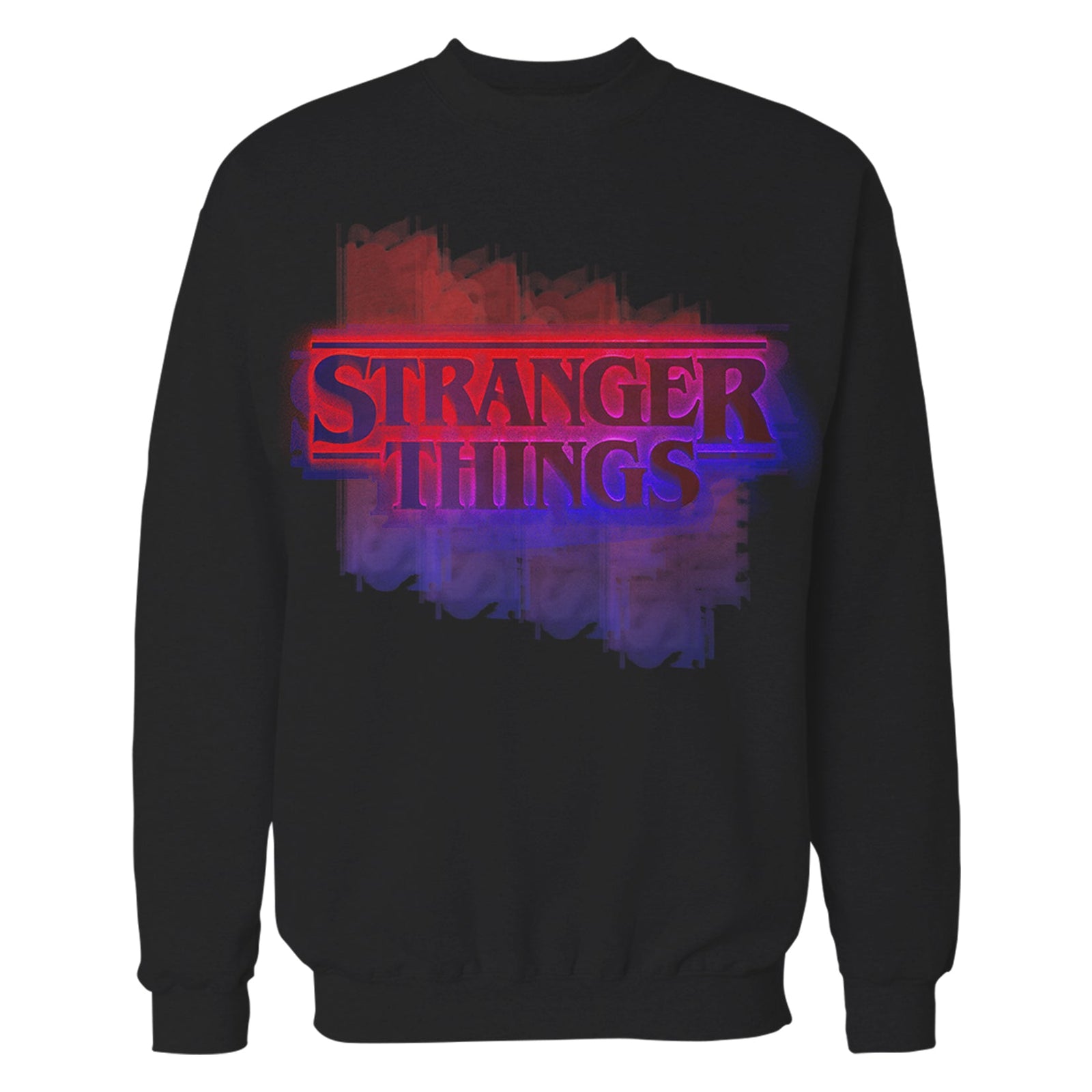 Stranger Things Logo Graffiti Stencil Sweatshirt