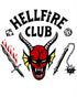 Stranger Things Logo Hellfire Club Classic Raglan T-Shirt