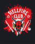 Stranger Things Logo Hellfire Club Graffiti Varsity Jacket