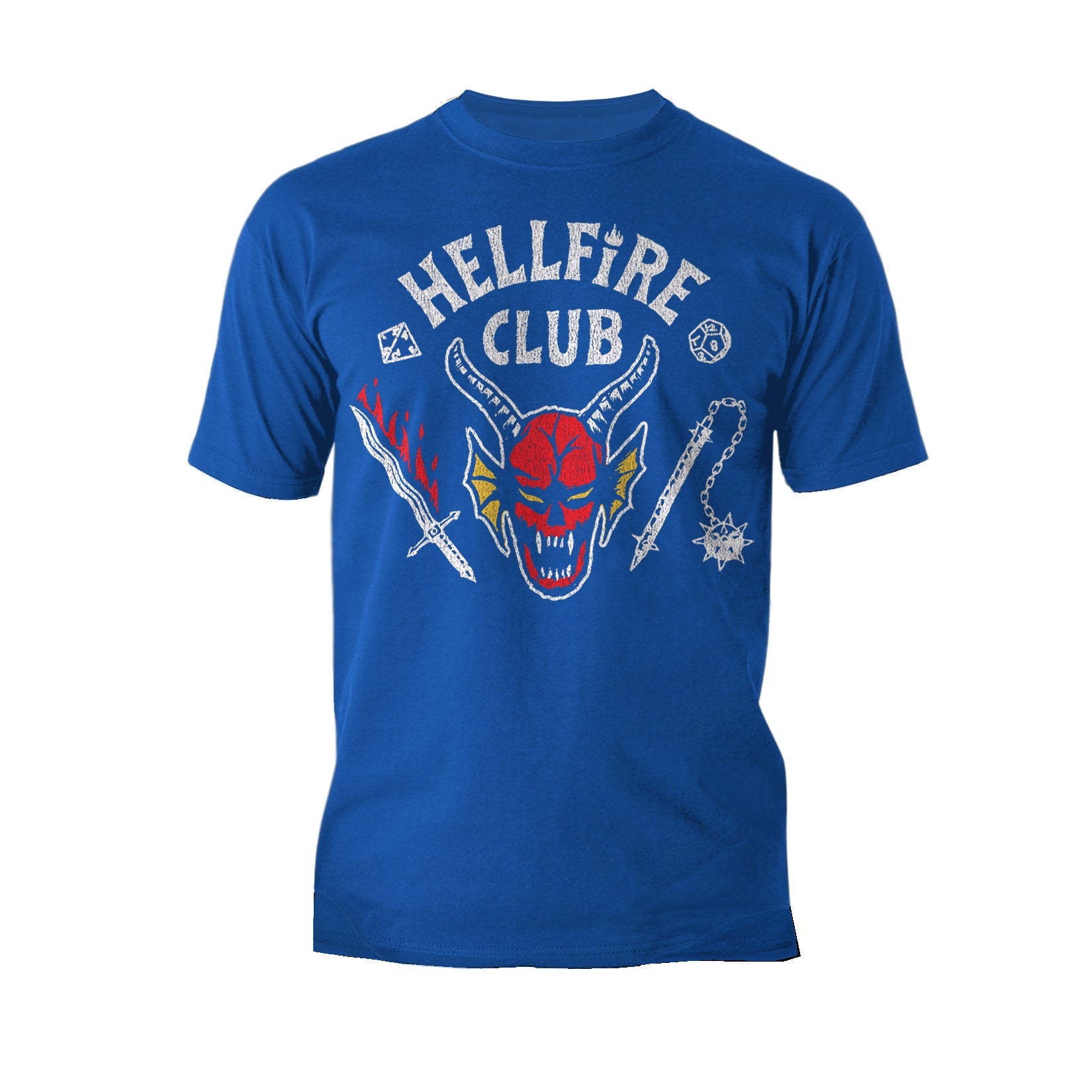 Stranger Things Logo Hellfire Club Metal Men's T-Shirt