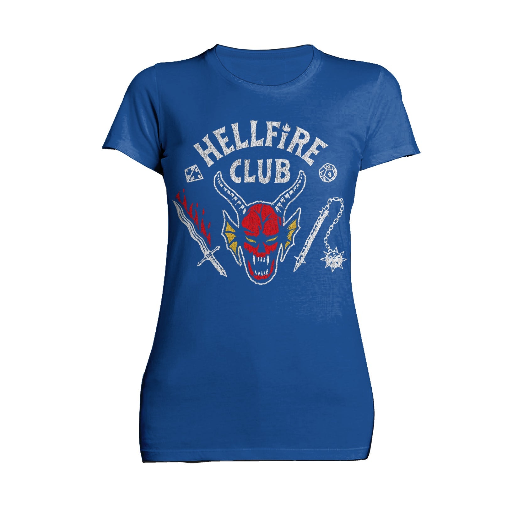 Stranger Things Logo Hellfire Club Metal Women's T-shirt