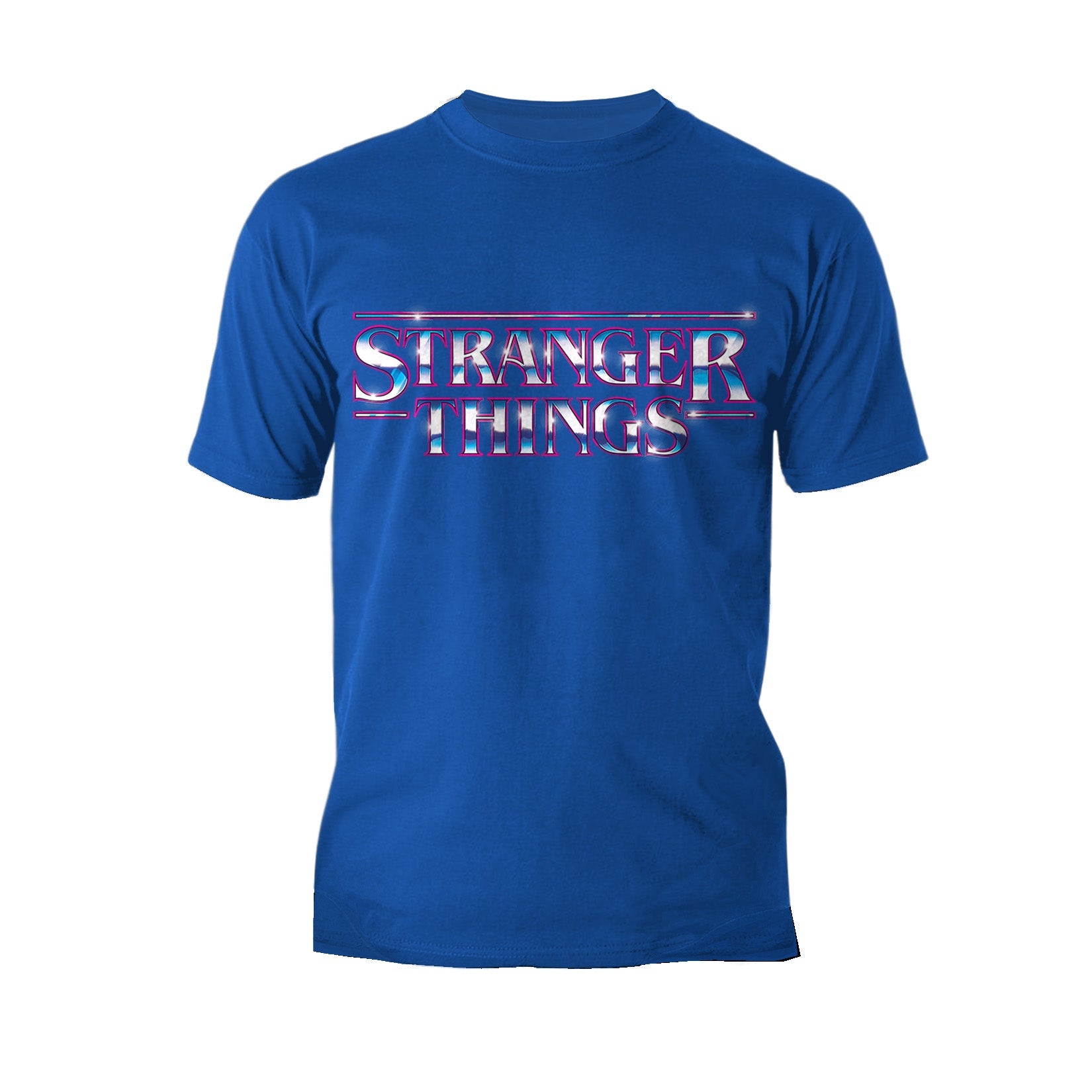 Stranger Things Logo Metal Men's T-Shirt