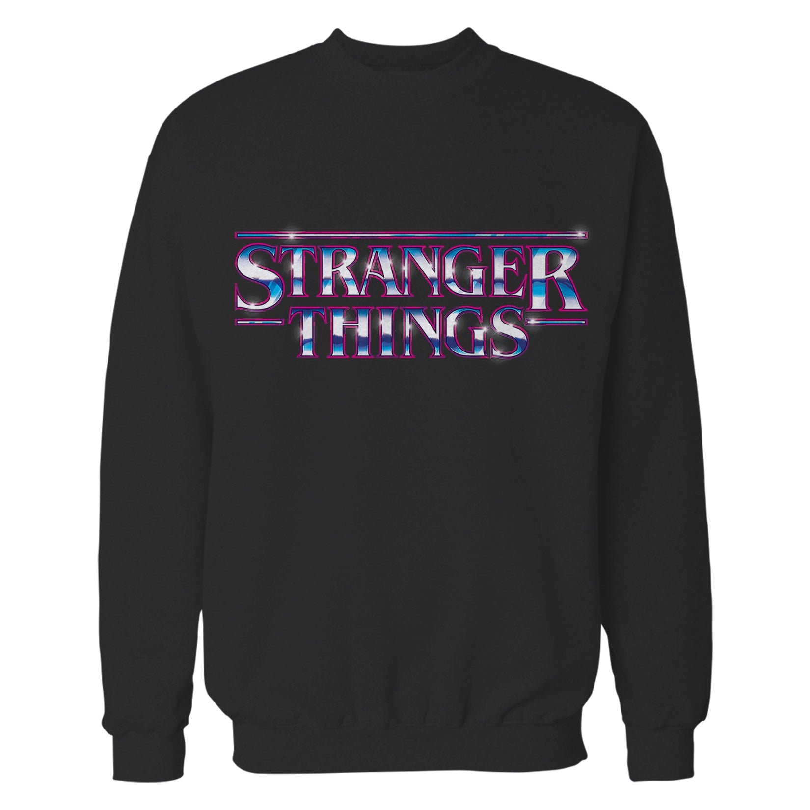 Stranger Things Logo Metal Sweatshirt