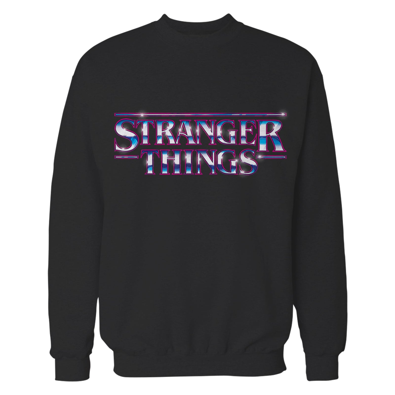 Stranger Things Logo Metal Sweatshirt